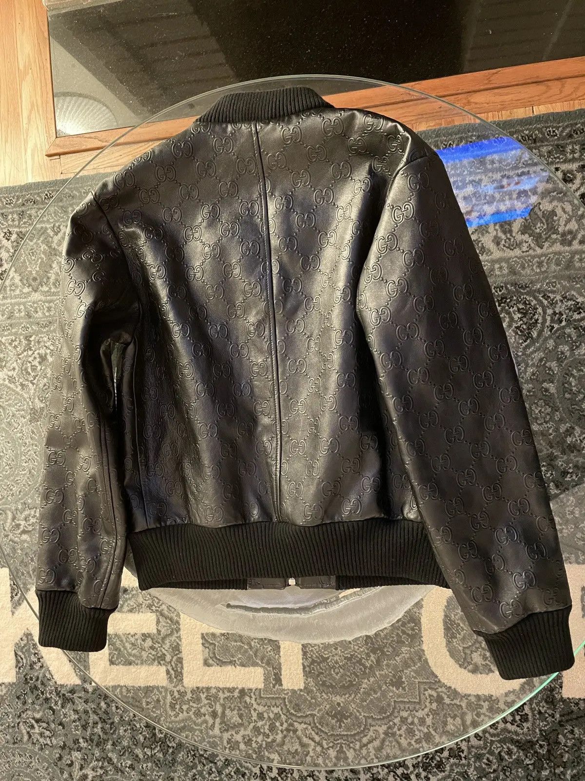 Gucci Gucci Leather Bomber Jacket Size US M / EU 48-50 / 2 - 3 Thumbnail