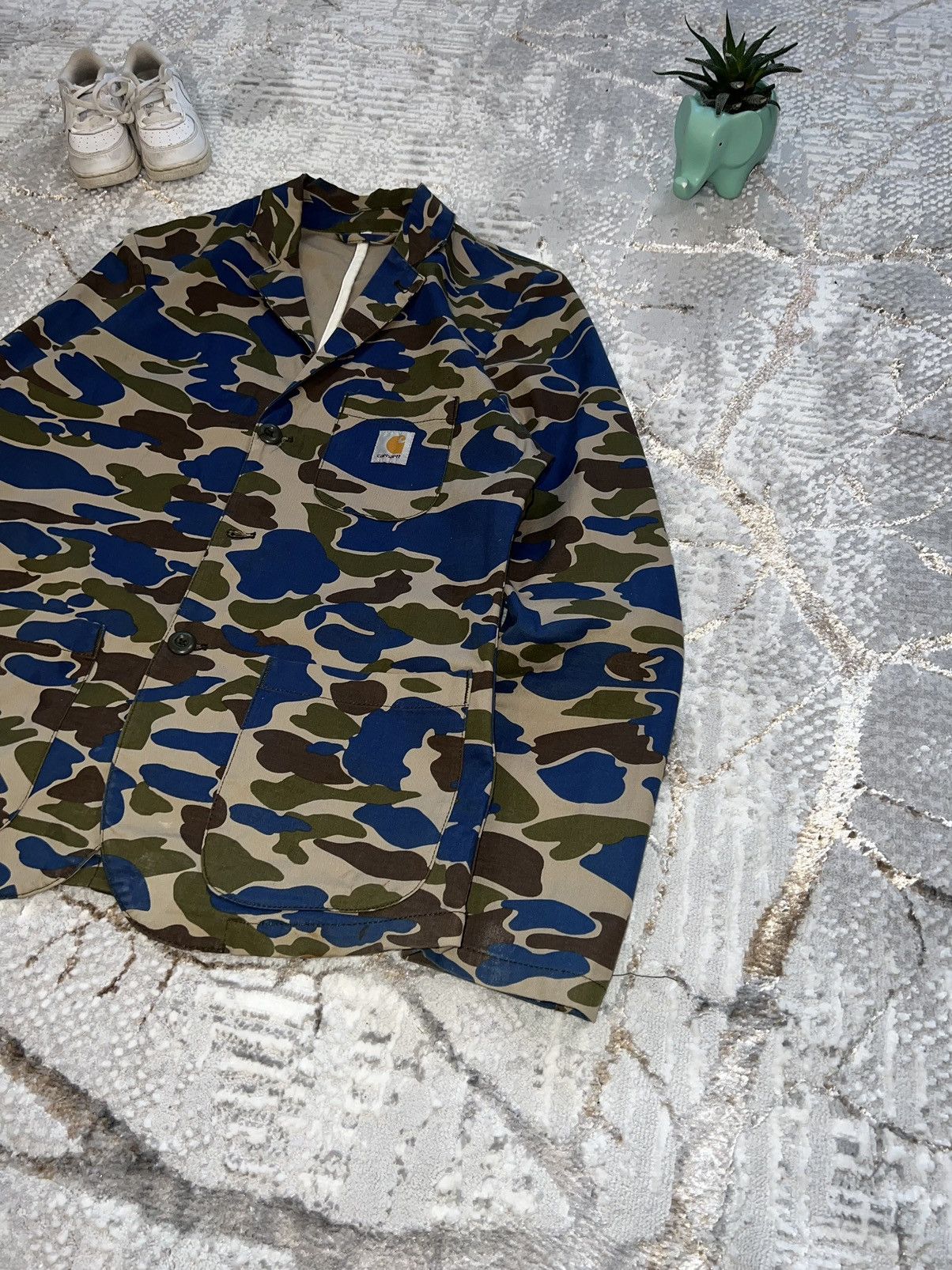 Carhartt × Carhartt Wip × Vintage CARHARTT VINTAGE SID BLAZER SWEATSHIRT Y2K CREWNECK Size 44S - 3 Thumbnail