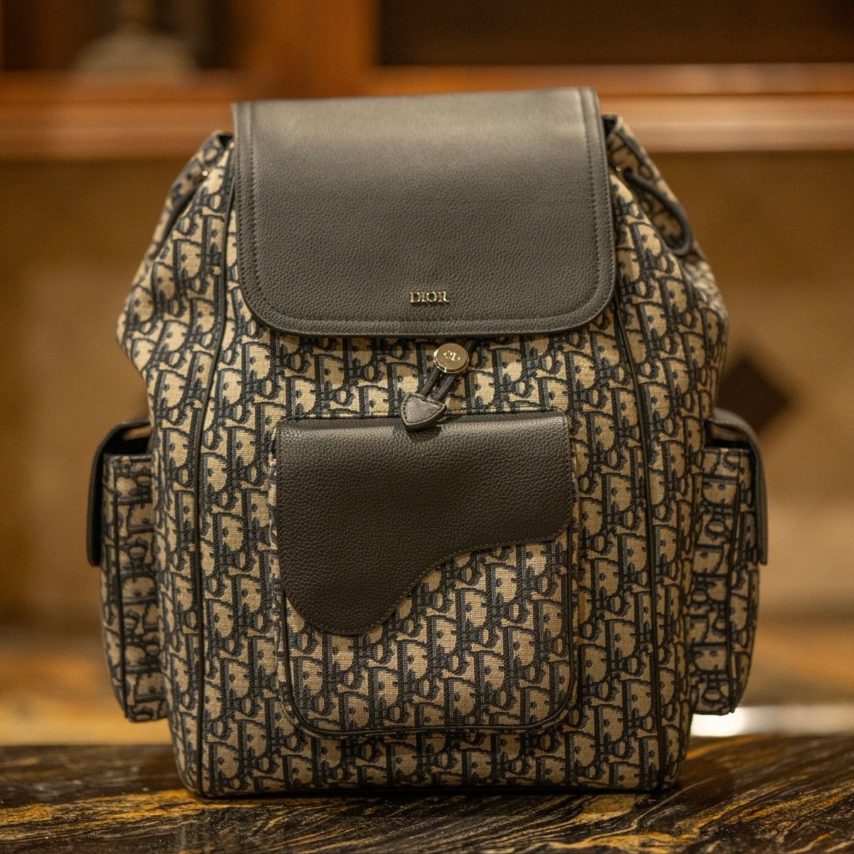 Dior Dior Saddle Monogram Backpack Rare Size ONE SIZE - 3 Thumbnail