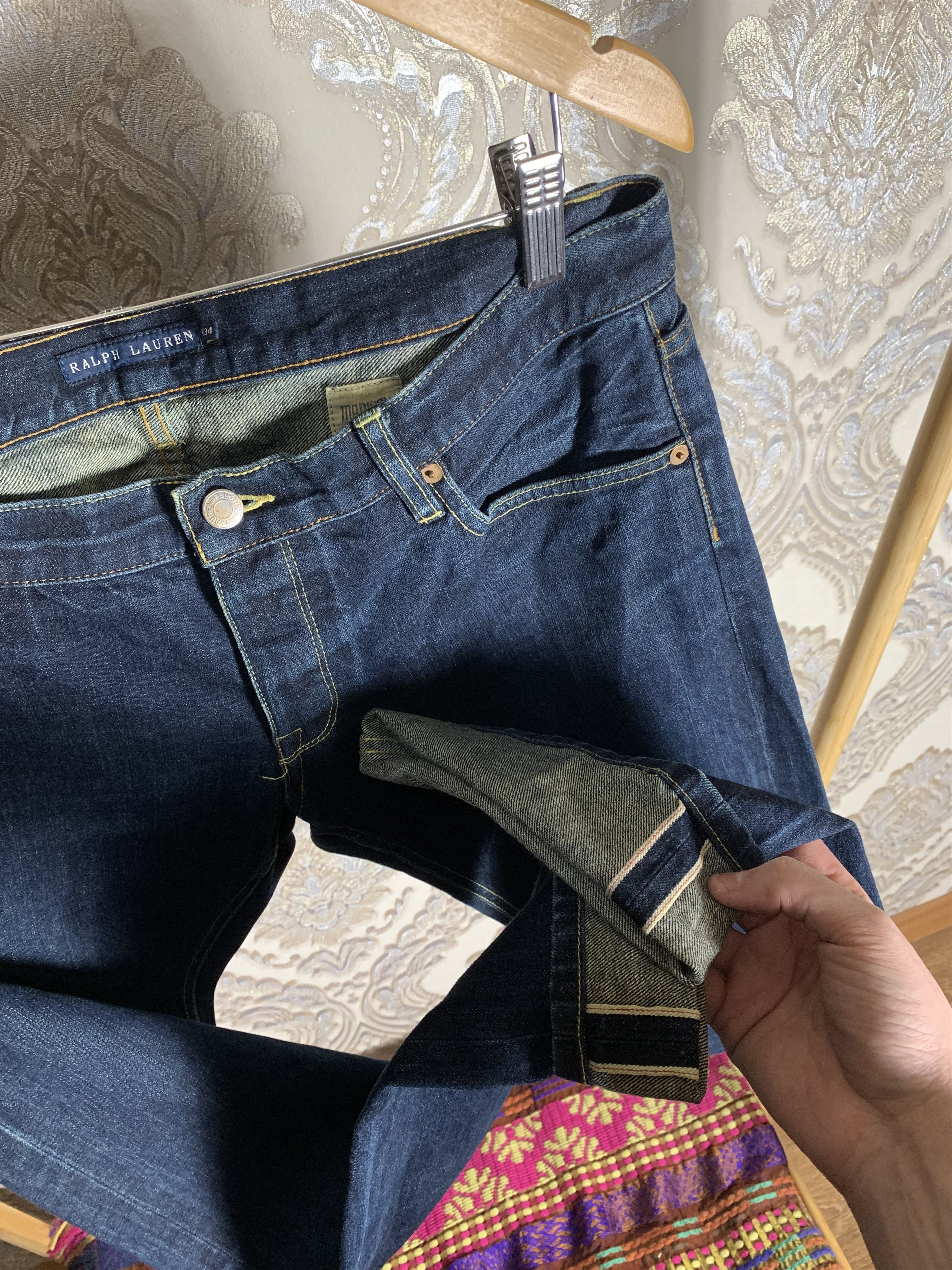 Polo Ralph Lauren VINTAGE POLO RALPH LAUREN SELVEDGE DENIM JEANS Y2K 90s RETRO Size US 31 - 5 Thumbnail