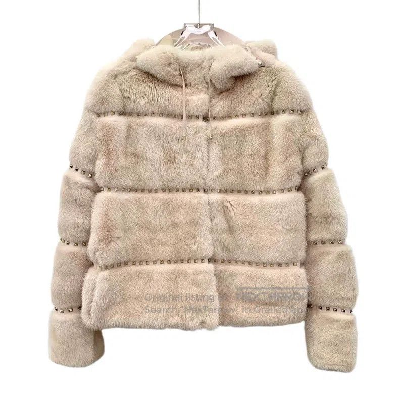 Valentino Valentino Beige studded cowhide Size S / US 4 / IT 40 - 1 Thumbnail