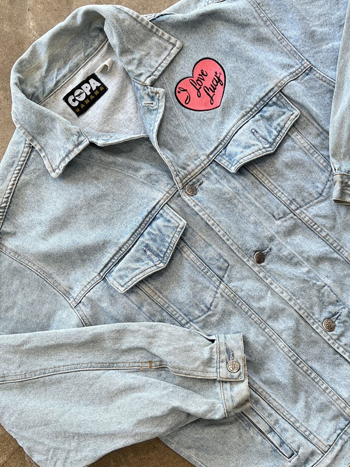 Vintage Vinatge 90s Love Lucy TV Promo Denim Jacket COPA Tag Medium Size US M / EU 48-50 / 2 - 4 Thumbnail