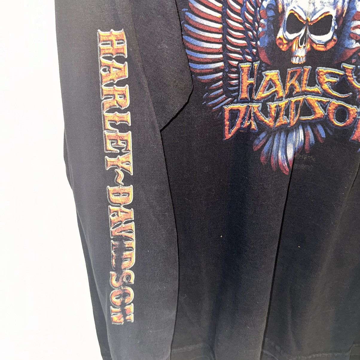 Harley Davidson Vintage Harley Longsleeve T Shirt Size 2 XL Size US XXL / EU 58 / 5 - 3 Thumbnail