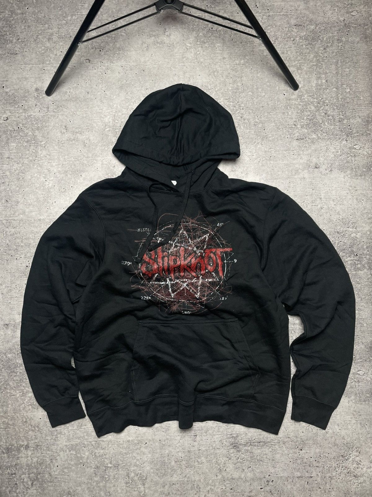 Band Tees × Slipknot × Vintage 🔥90’s VINTAGE SLIPKNOT WORLD TOUR HOODIE BIG LOGO 2019 ROCK🔥 Size US L / EU 52-54 / 3 - 1 Thumbnail