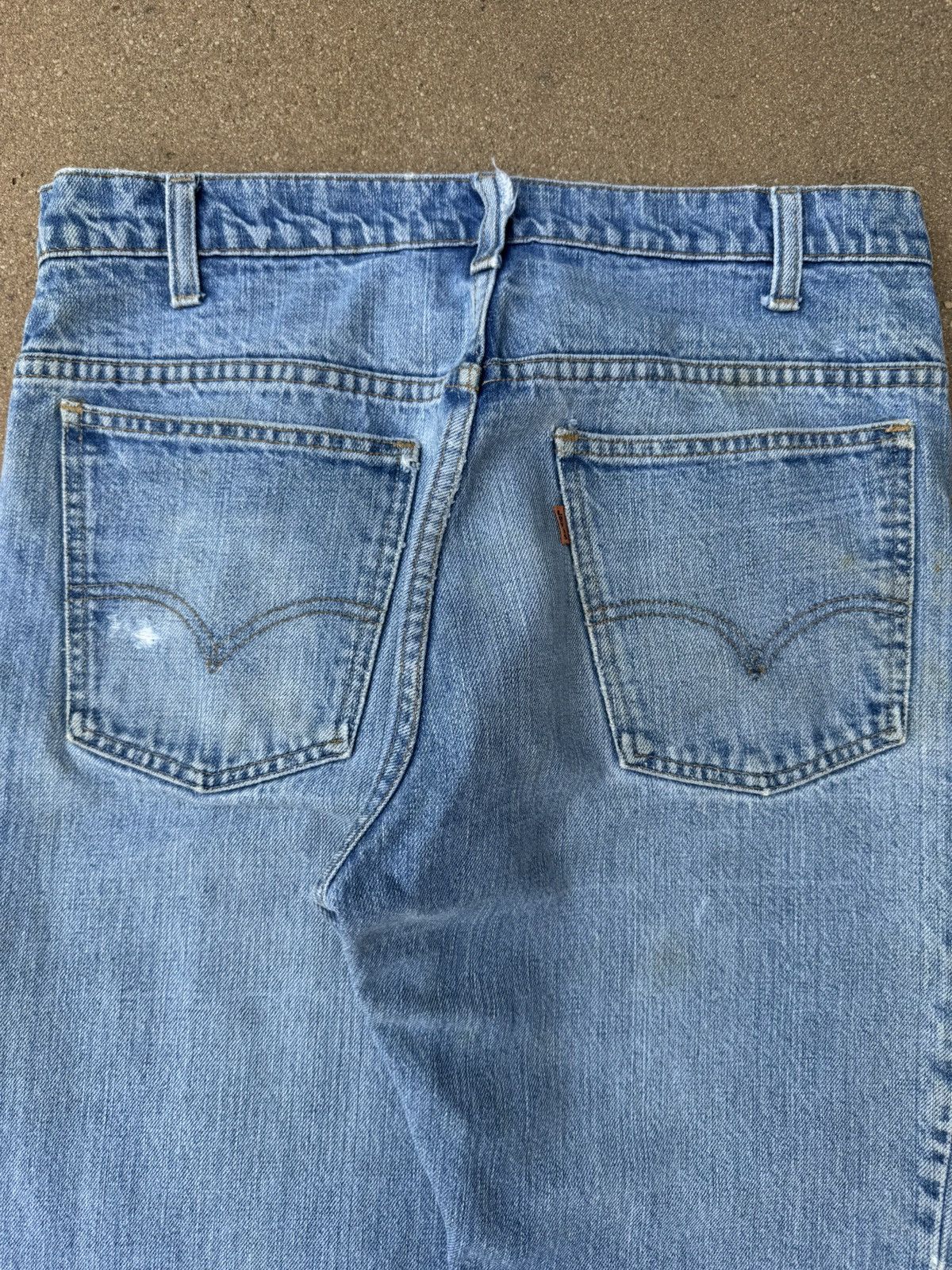 Levi's × Vintage Vtg 70’s Levi’s 646 Orange Tab Bellbottom Flare Jeans 33x29 Size US 33 - 8 Thumbnail
