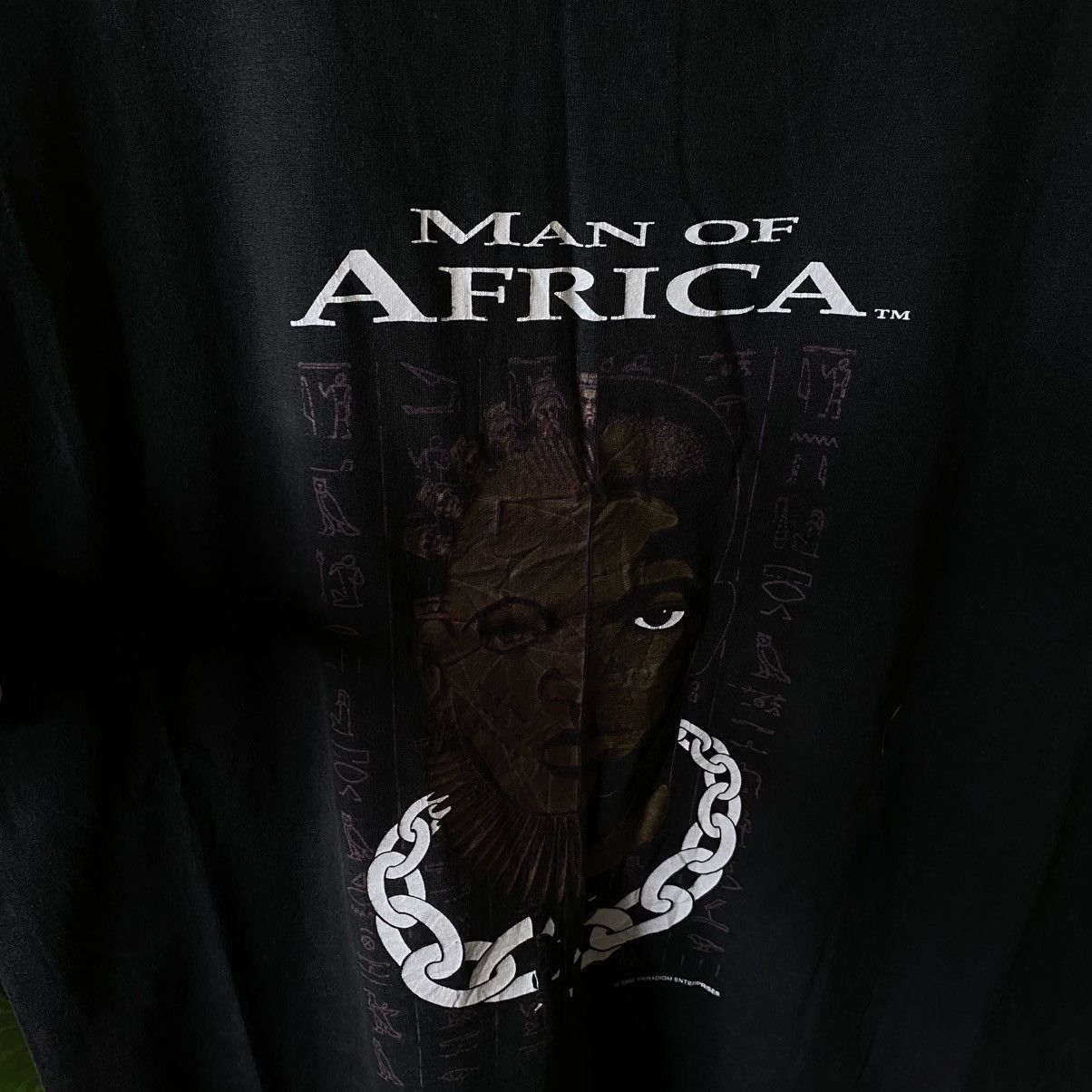 Vintage Vintage 1992 MAN OF AFRICA Black Pride Culture T Shirt Size US XL / EU 56 / 4 - 2 Thumbnail