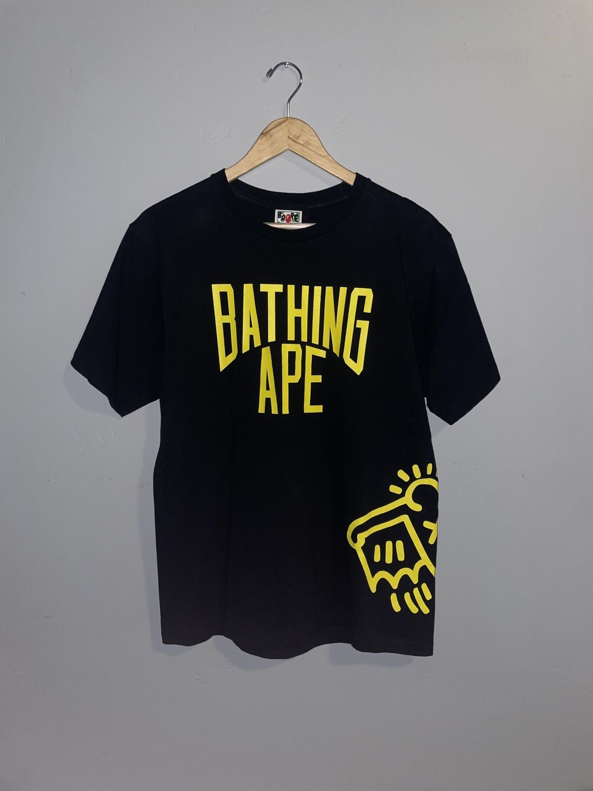 [BAPE×Keith Haring] ABC Tee BAPE Keith Haring ABC Tee Navy Camo Men's - US