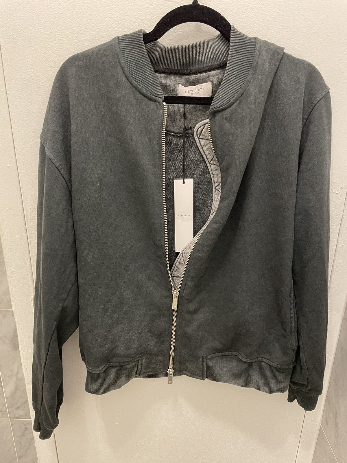 Other Reternity Washed Grey Bomber Jacket Size US M / EU 48-50 / 2 - 6 Thumbnail