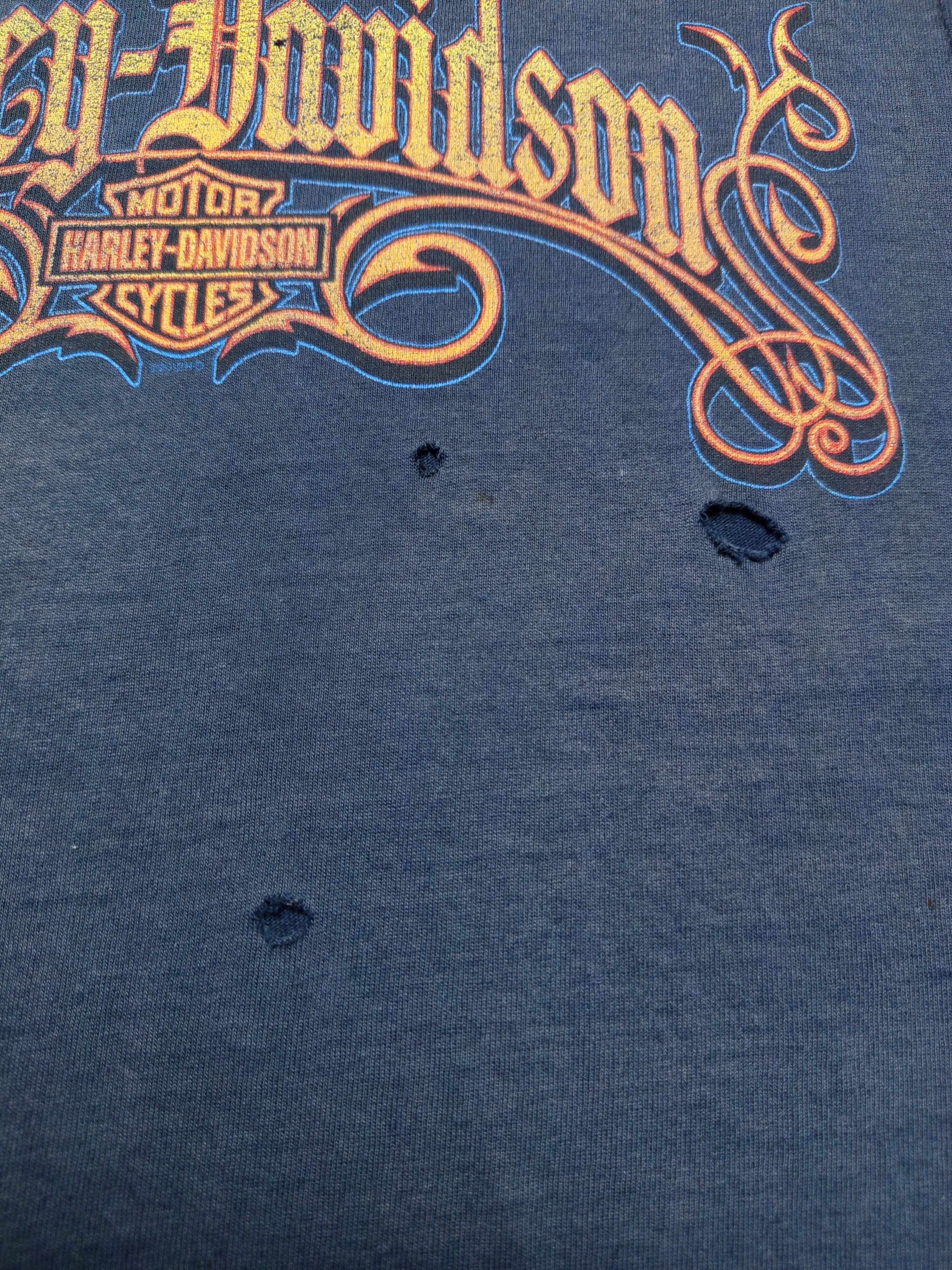 Harley Davidson Vintage Harley Davidson Angleton Texas Sleeveless Size US L / EU 52-54 / 3 - 4 Thumbnail