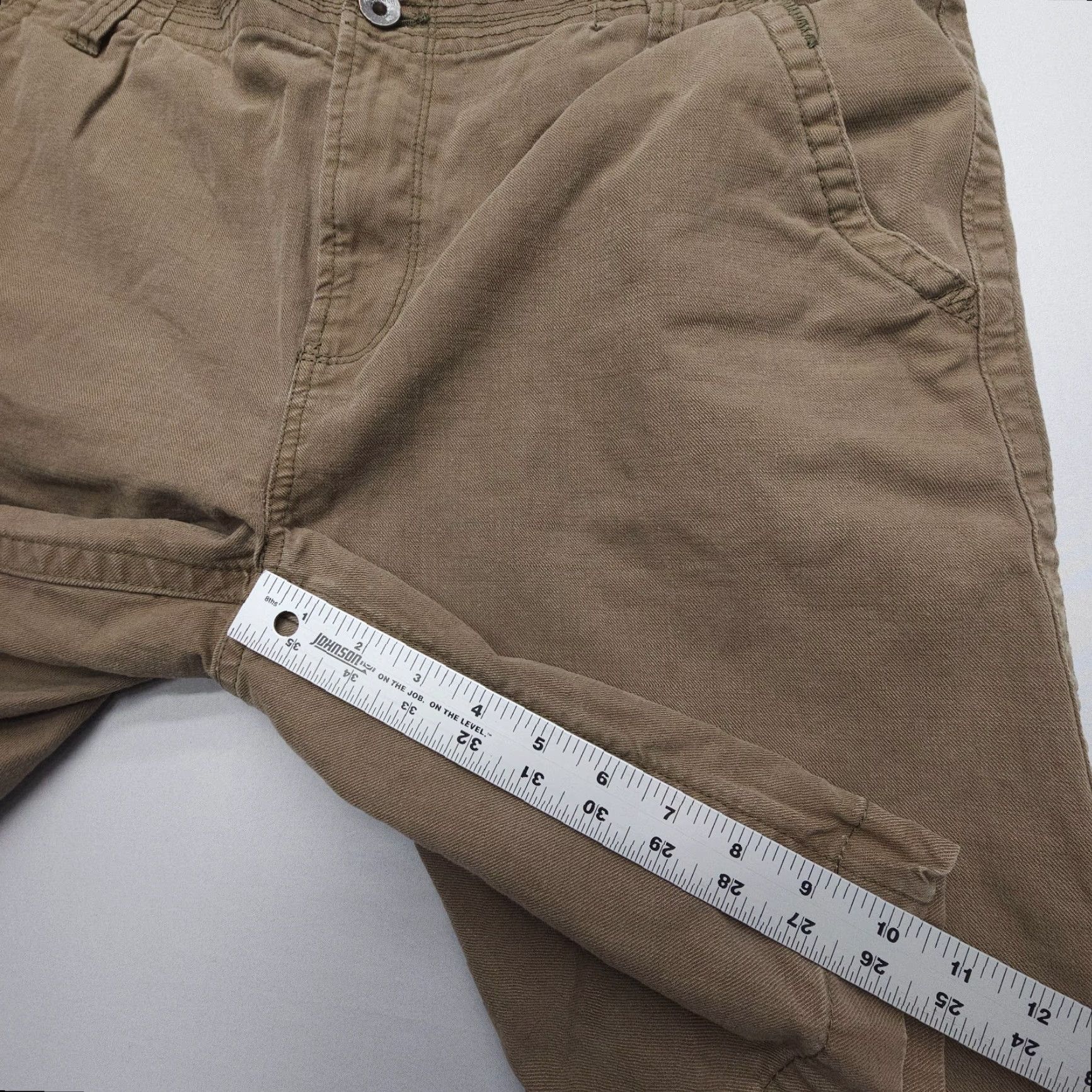 Tommy Hilfiger Tommy Hilfiger Chino Shorts Mens 38 Brown Baggy Flap Pockets 2008 Size US 38 / EU 54 - 7 Thumbnail