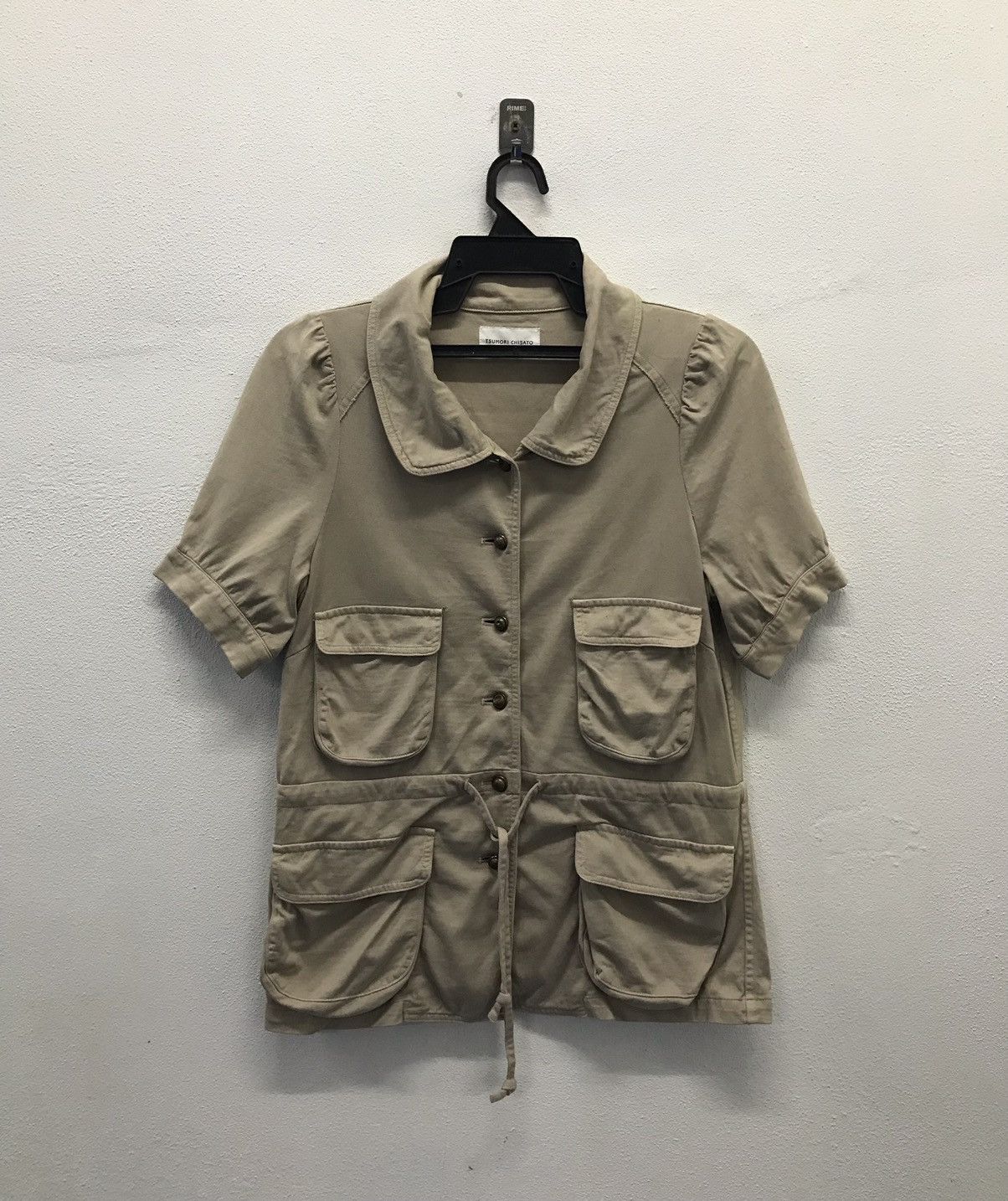 Issey Miyake Vintage TSUMORI CHISATO button multi pocket coat chore jacke Size US S / EU 44-46 / 1 - 1 Thumbnail
