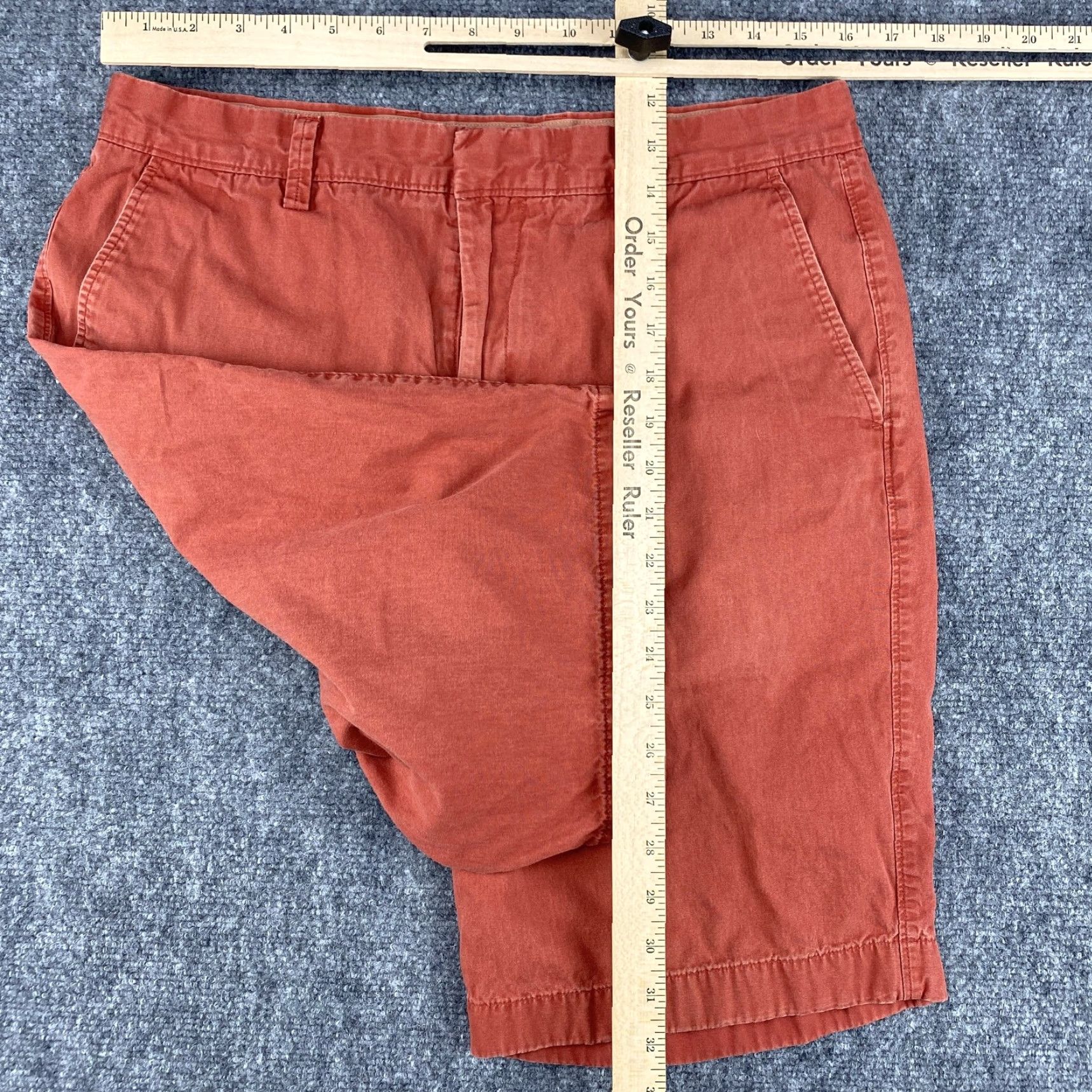 J.Crew **J.CREW Rivington Shorts Mens Classic Red Casual Flat Front Chino** User: J.CREW Rivington Shorts Mens Classic Red Casual Flat Front Chino 33W Size US 33 - 4 Thumbnail