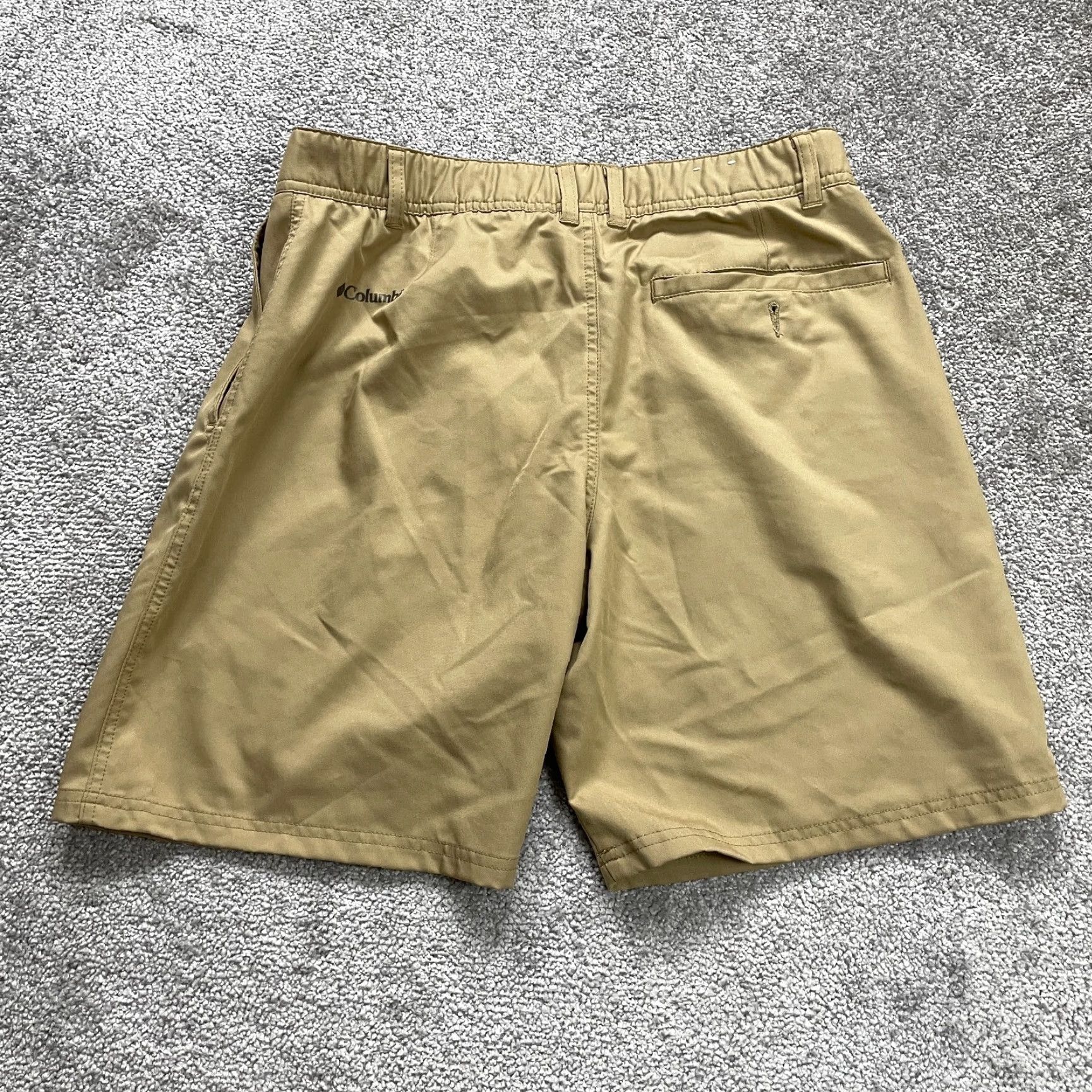 Vintage Columbia Freezer Coil Chino Shorts Mens 34/44 Brown Elastic Waist Active Outdoor Size US 34 / EU 50 - 2 Thumbnail