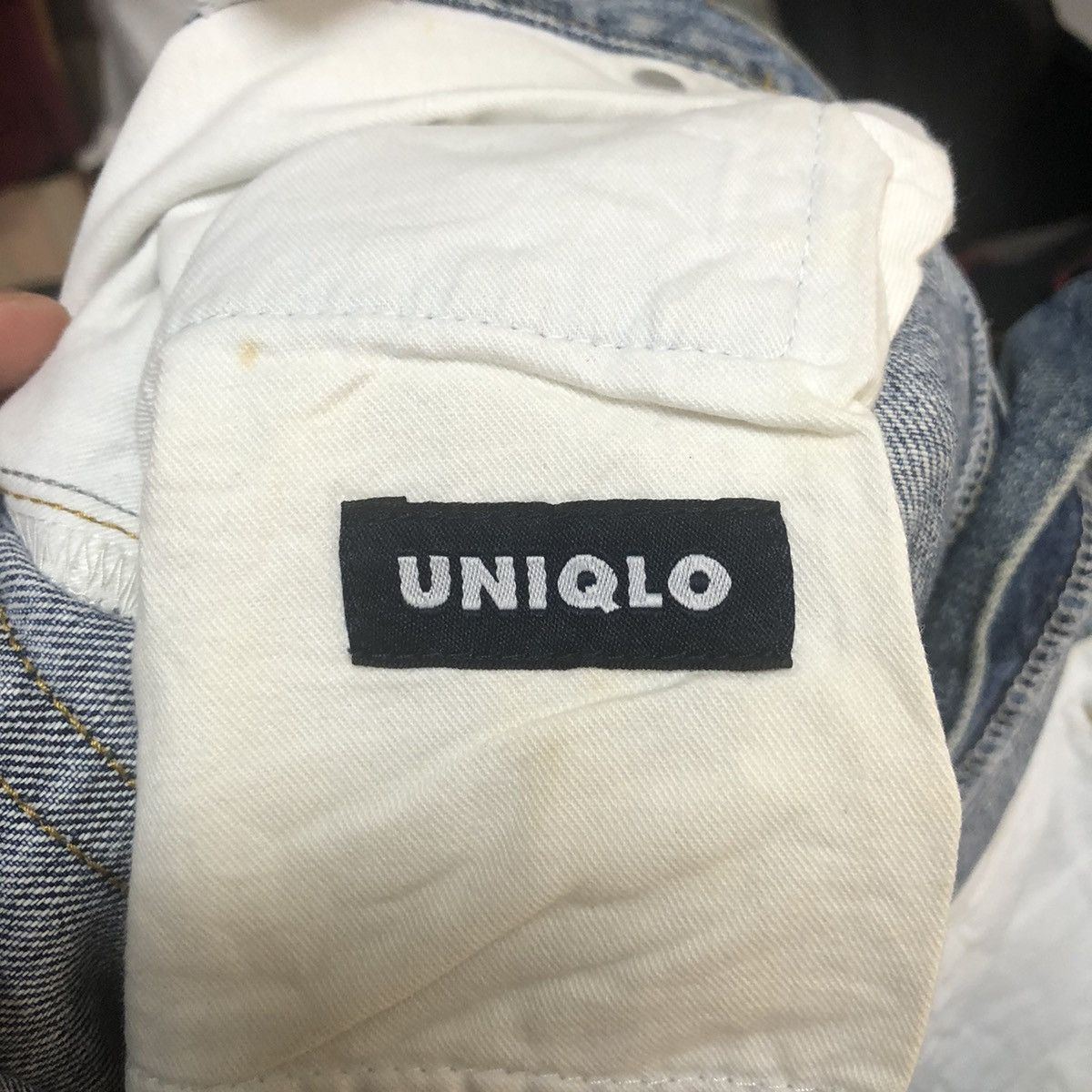 Japanese Brand DL Uniqlo Blue Distressed Denim Pants #C292 Size US 32 / EU 48 - 19 Thumbnail