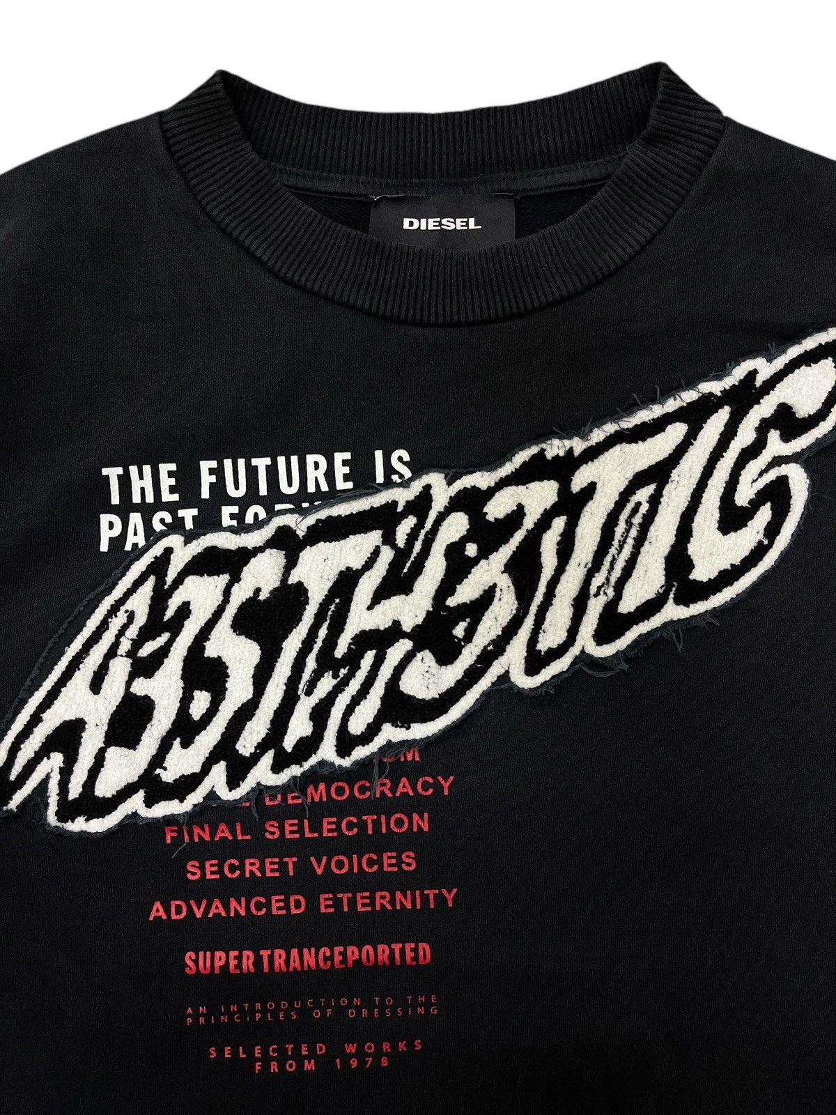 Diesel Diesel Aesthetic "Future is past" crewneck Size US L / EU 52-54 / 3 - 2 Thumbnail