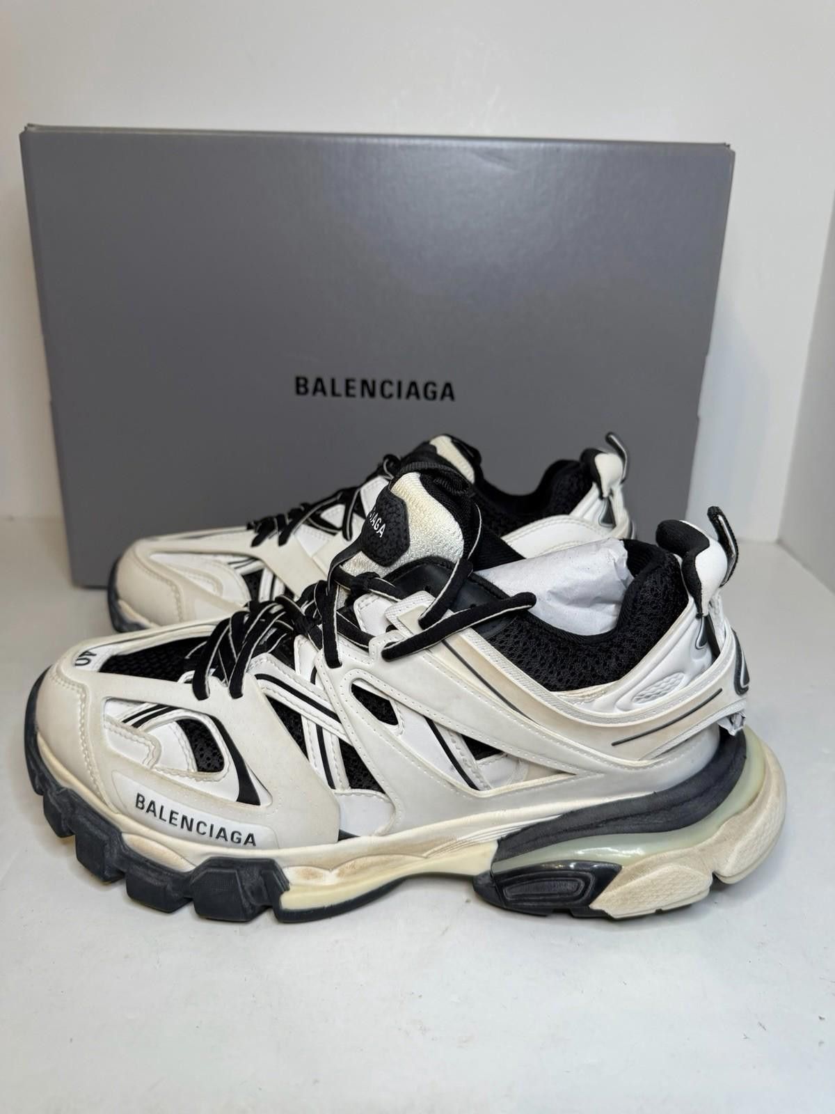 Balenciaga Balenciaga Track Sneakers Black/White SZ 40 Brand New Size US 7 / EU 40 - 4 Thumbnail