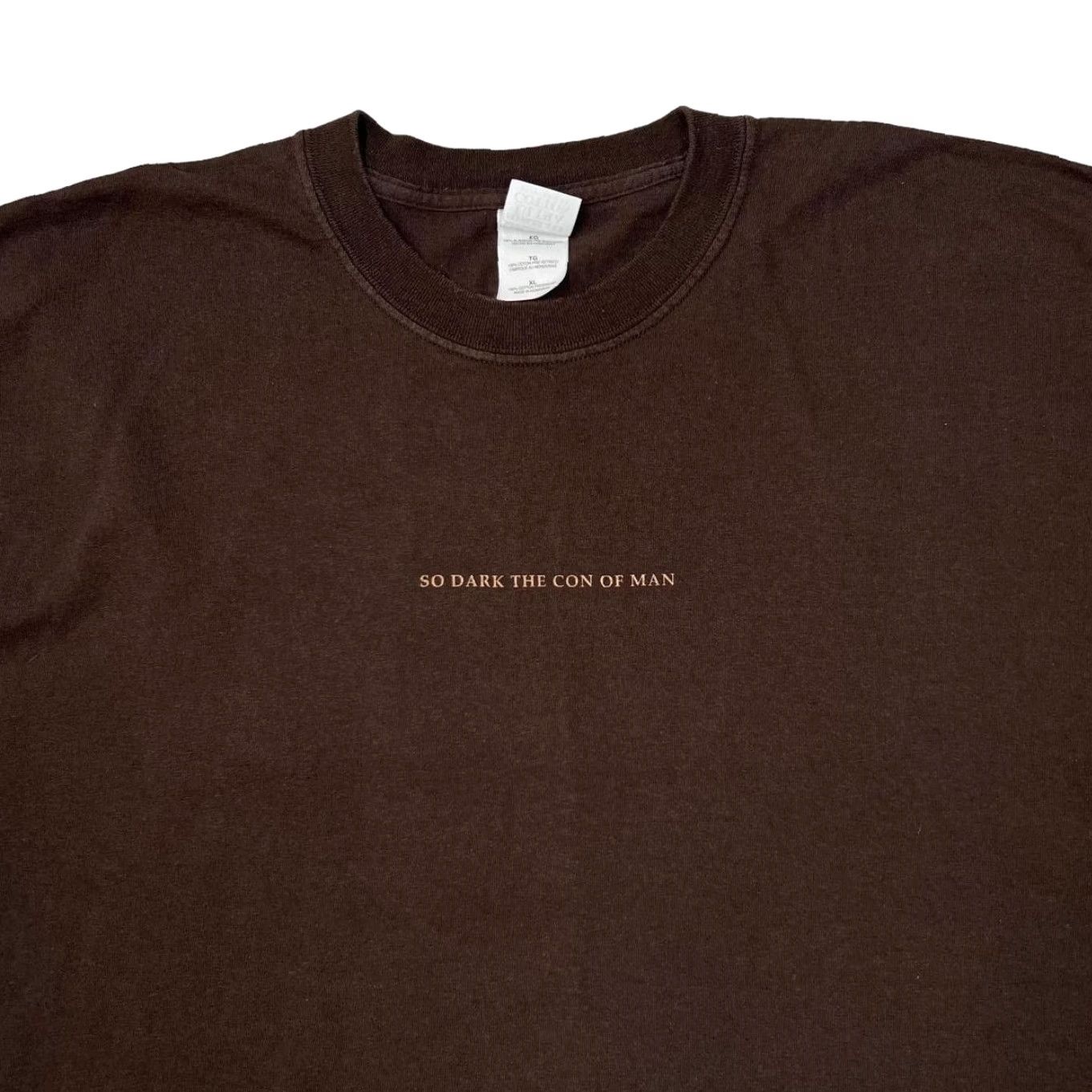 Gildan VINTAGE THE DA VINCI CODE (2005) “So Dark The Con Of Man” Crew Movie Promo T-Shirt XL Mens Brown Graphic Front Back Size US XL / EU 56 / 4 - 3 Thumbnail