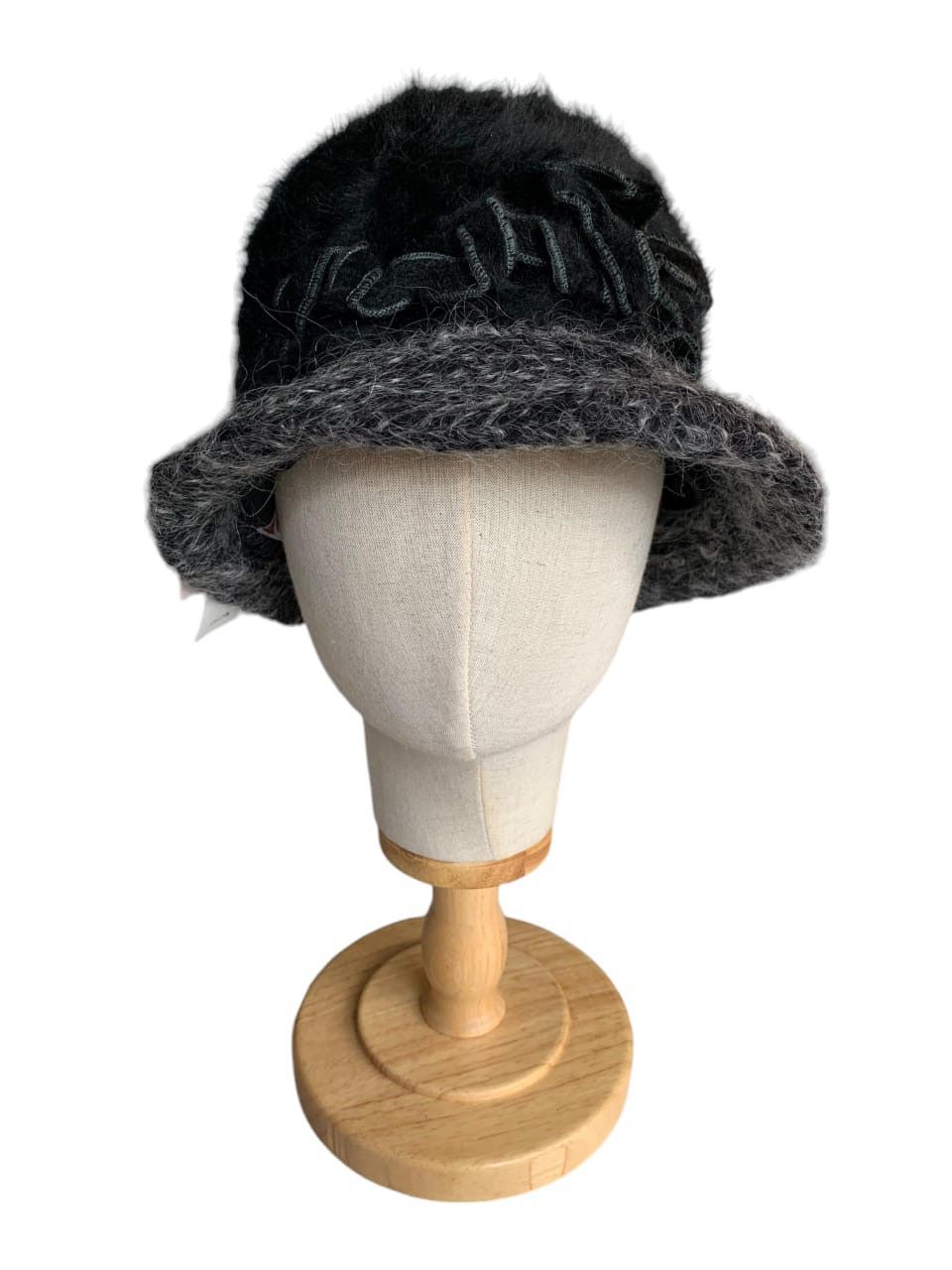 Japanese Brand × Vintage Punk Style Mohair Fur Made In Italy Bucket Hat Size ONE SIZE - 3 Thumbnail