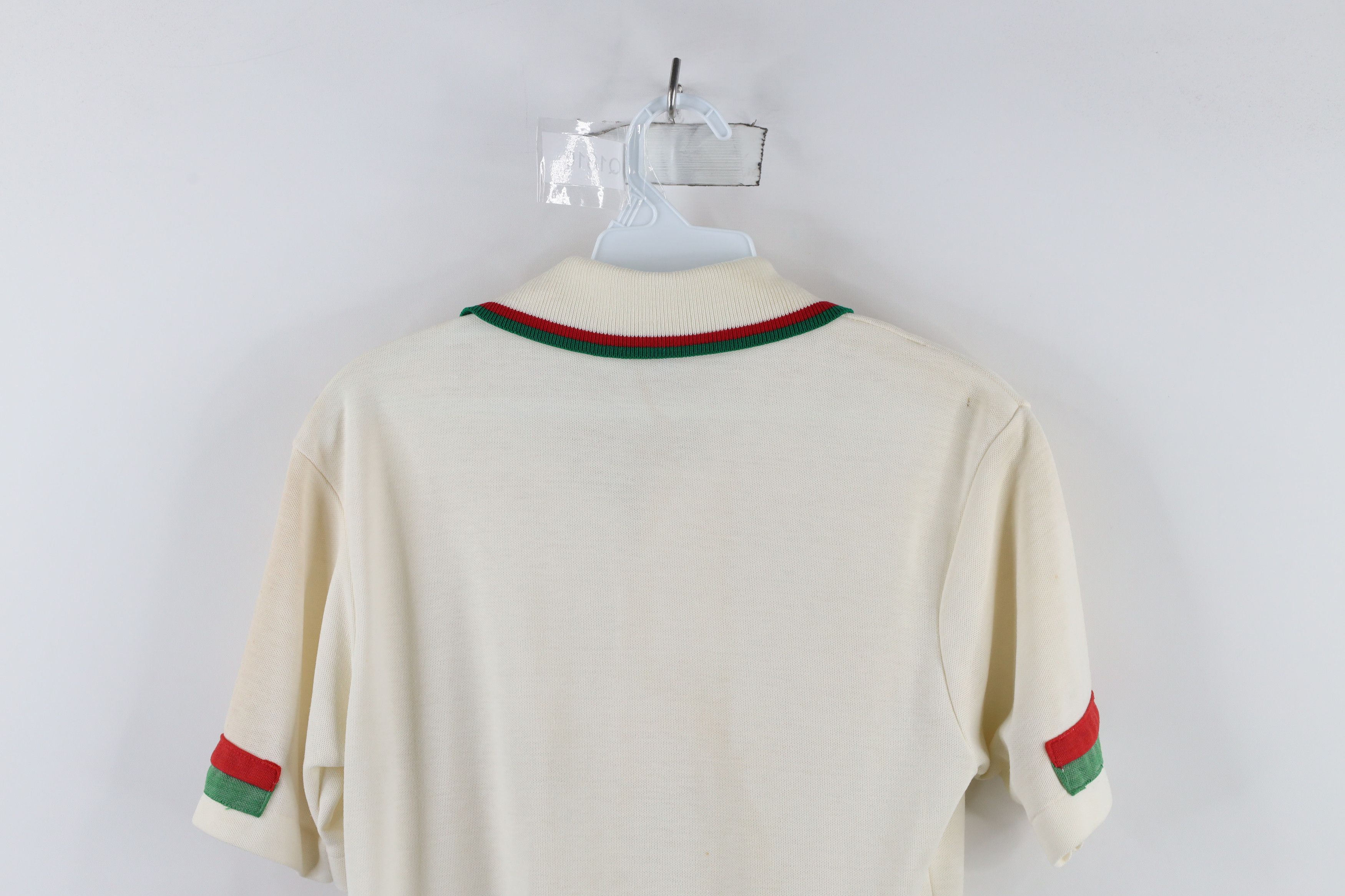 Fred Perry × Vintage Vintage 60s Fred Perry Striped Knit Collared Tennis Polo Size US S / EU 44-46 / 1 - 15 Thumbnail