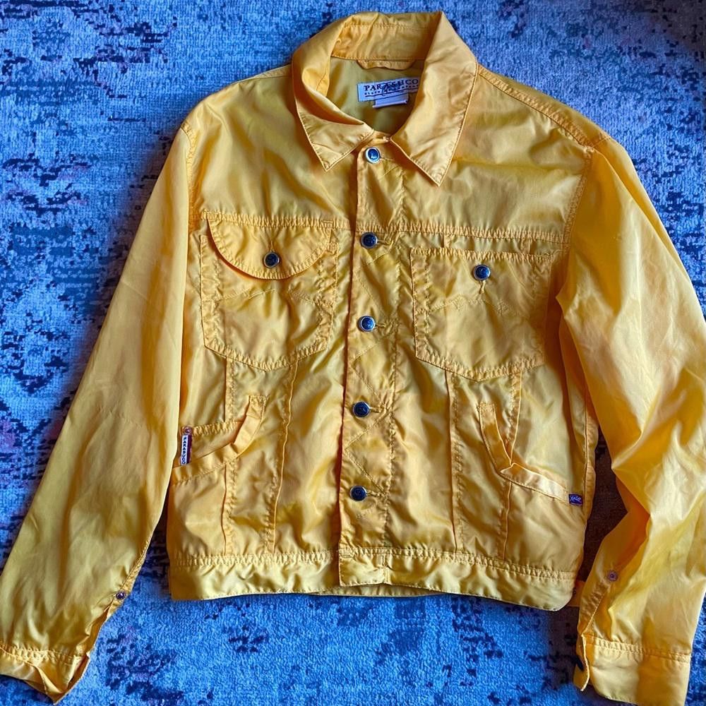 Designer Parasuco yellow nylon vest. Size S / US 4 / IT 40 - 1 Thumbnail