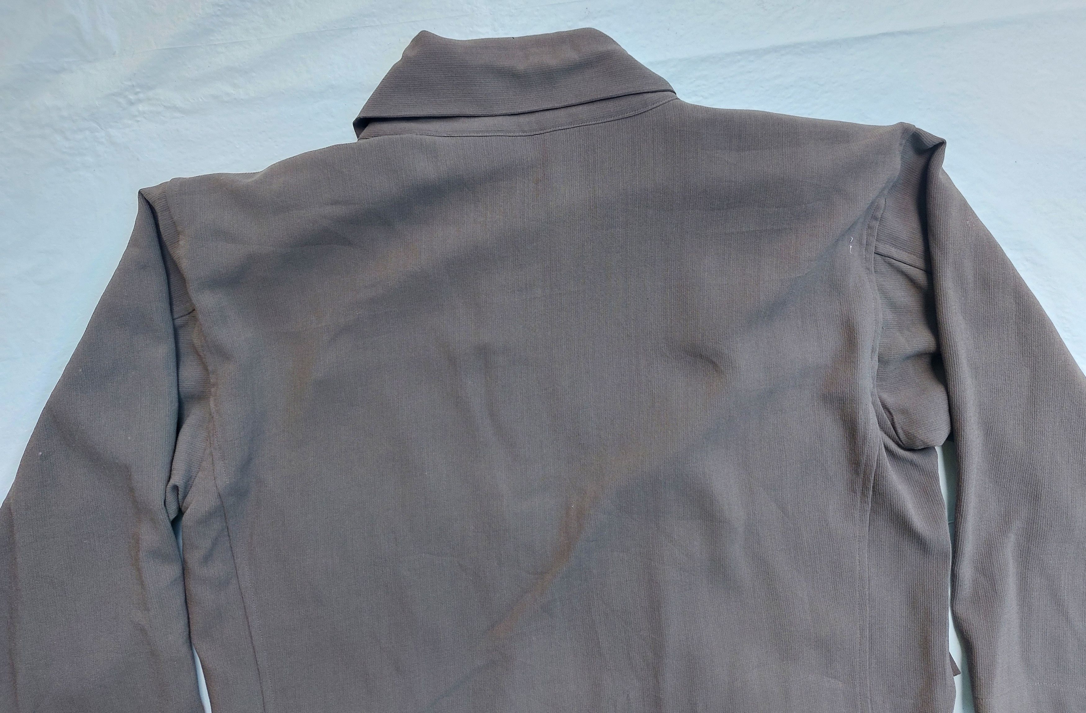 Issey Miyake PLANTATION by ISSEY MIYAKE oversized collar wool coat Size US M / EU 48-50 / 2 - 10 Thumbnail