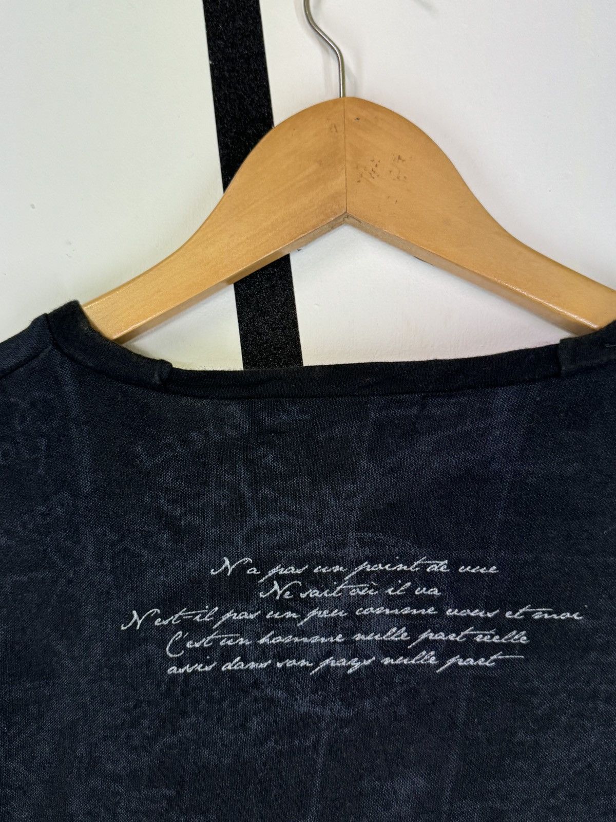 If Six Was Nine In the Attic Homme Japan Words Story Poem Tee Size US XS / EU 42 / 0 - 10 Thumbnail
