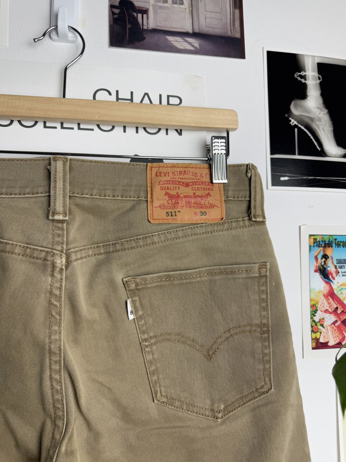 Levi's × Levi's Vintage Clothing Levi’s 511 khaki denim jeans shorts jorts 30 skate baggy y2k Size US 30 / EU 46 - 3 Thumbnail