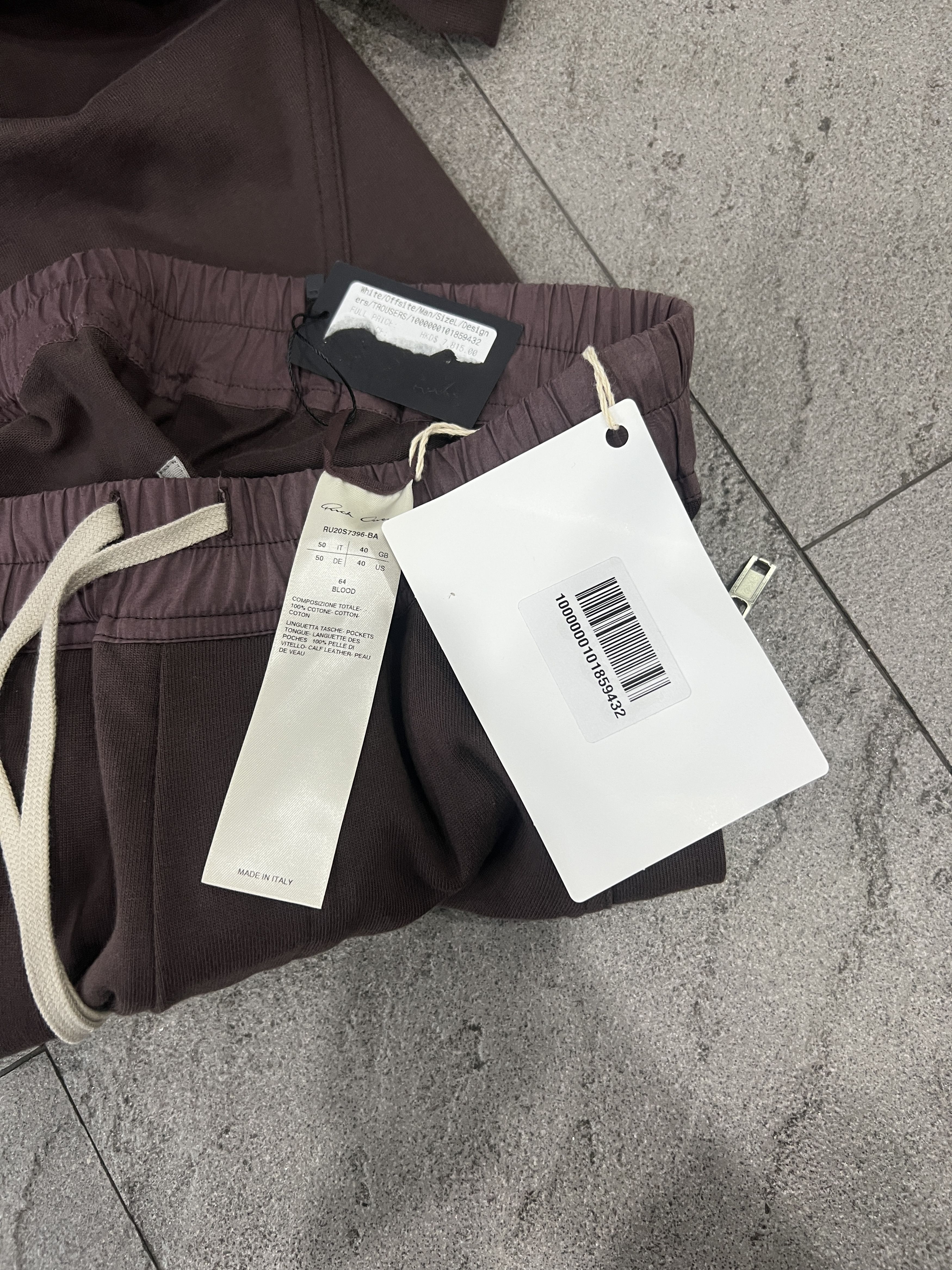 Rick Owens Rick Owens Mainline Bauhaus Cargo Joggers Blood Size US 40 / EU 56 - 9 Thumbnail