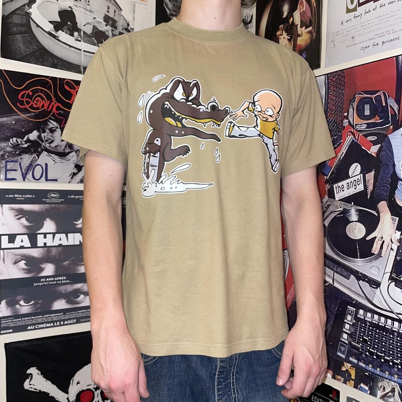 Designer Bad + Mad 00s Comic Graphic T-Shirt M Size US M / EU 48-50 / 2 - 8 Thumbnail