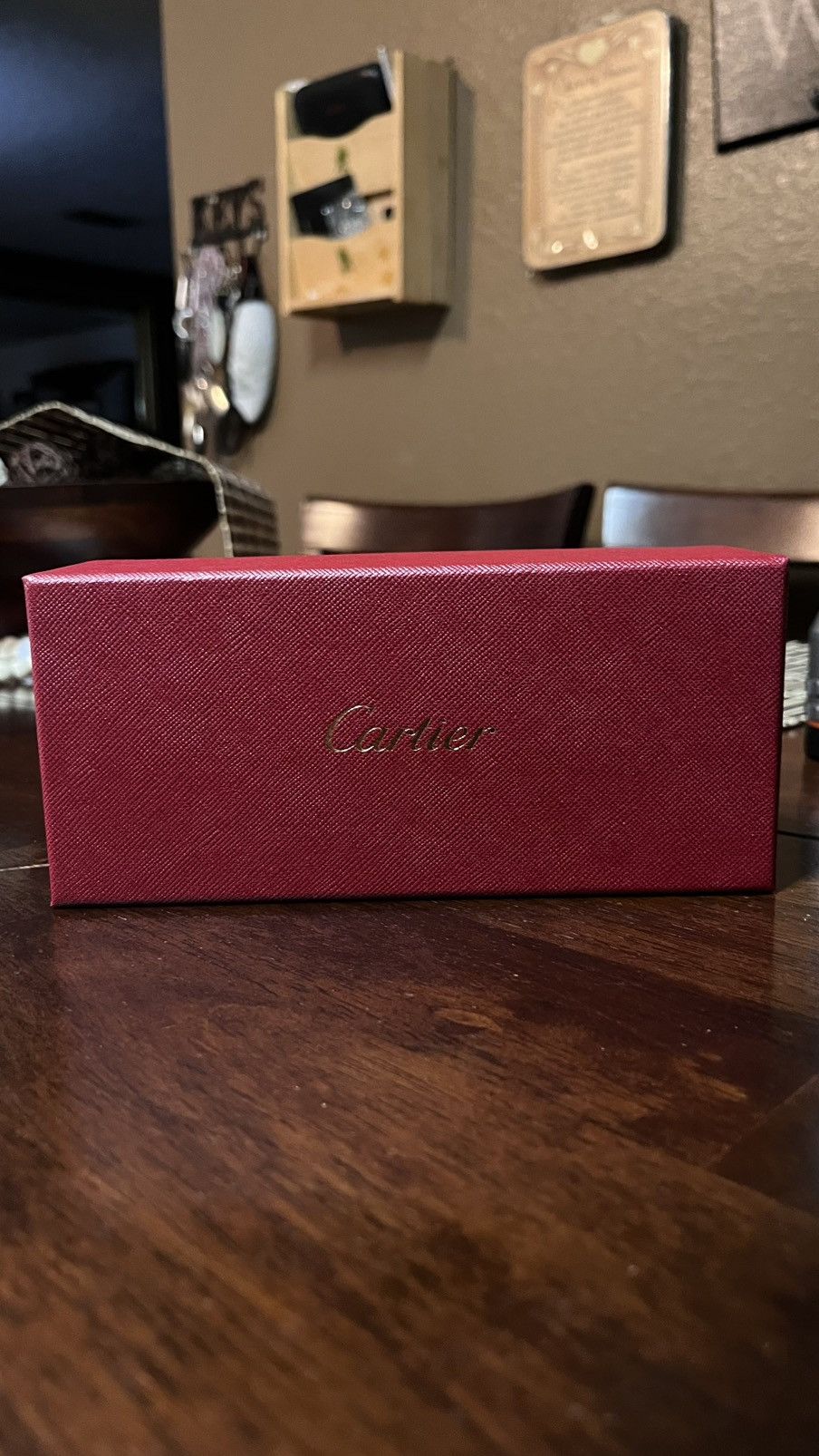 Cartier (New) CARTIER Sunglasses Shield Gold White Size ONE SIZE - 7 Thumbnail