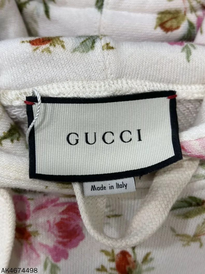 Gucci Floral Print Hoodie by Gucci-2506 Size S / US 4 / IT 40 - 7 Thumbnail