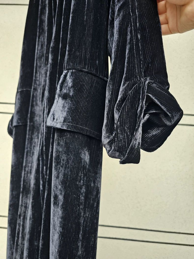 Ann Demeulemeester Ann Demeulemeester Men's and women's velour overcoats and Size M / US 6-8 / IT 42-44 - 5 Thumbnail