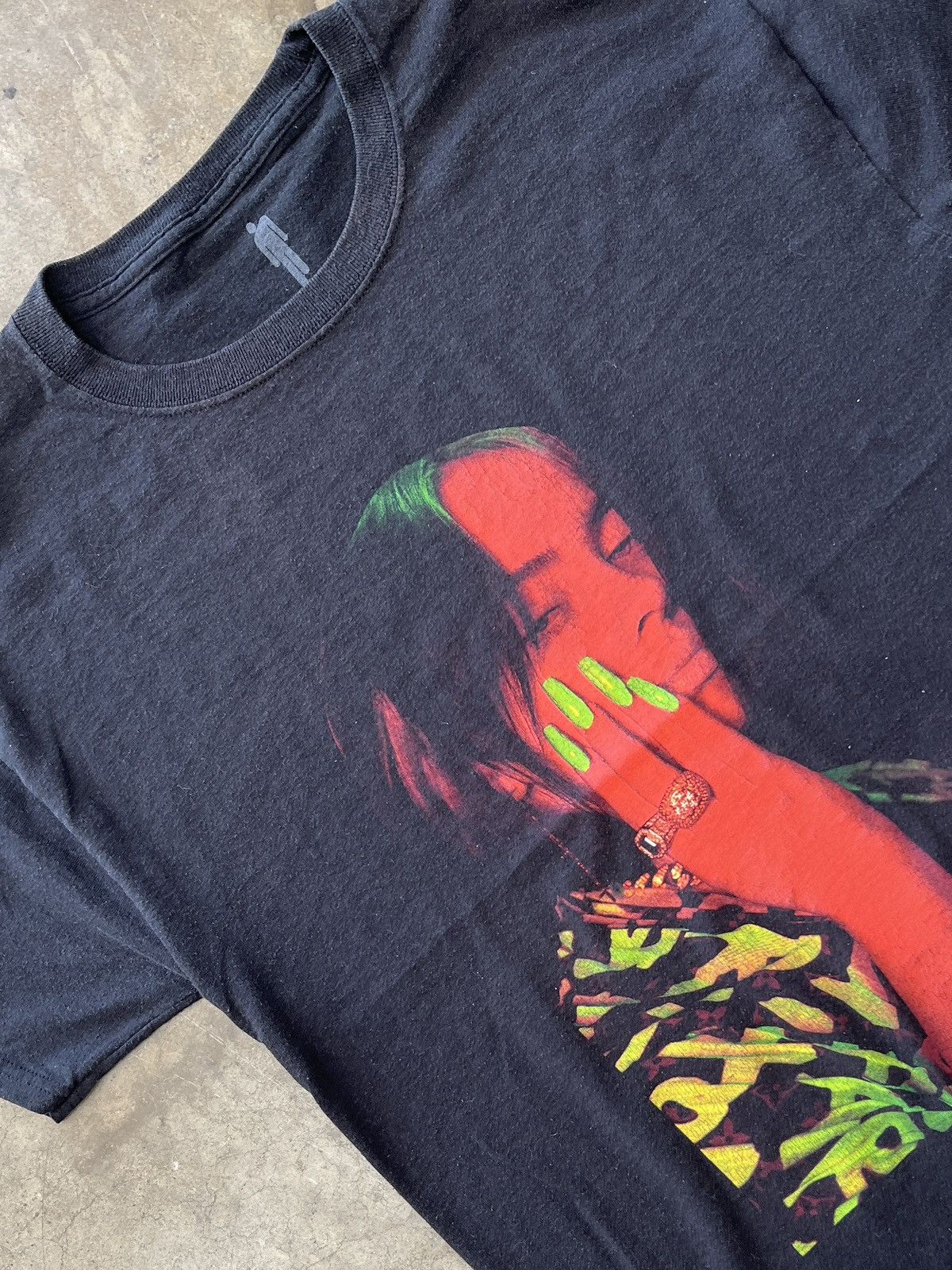 Band Tees Billie Eilish Portrait World Tour Tee Medium Size US M / EU 48-50 / 2 - 1 Thumbnail