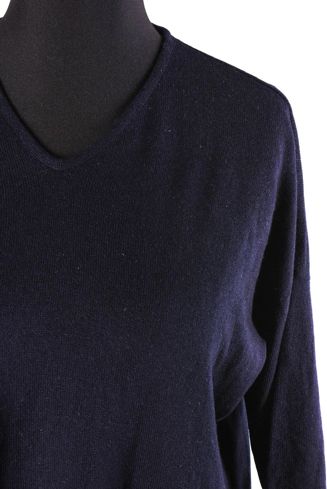 Brunello Cucinelli Women's Brunello Cucinelli Cashmere Silk Jumper Navy Size XL Size XL / US 12-14 / IT 48-50 - 2 Thumbnail