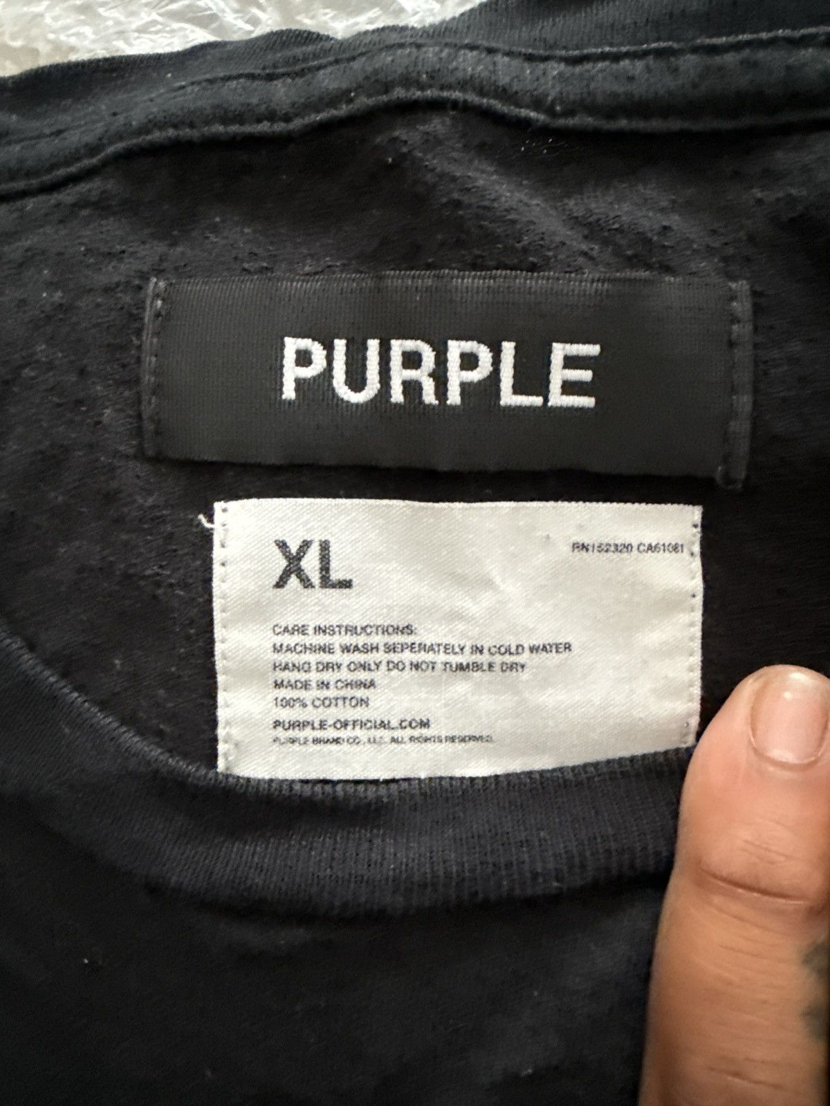 Purple Brand Purple brand concert tee Size US XL / EU 56 / 4 - 4 Thumbnail
