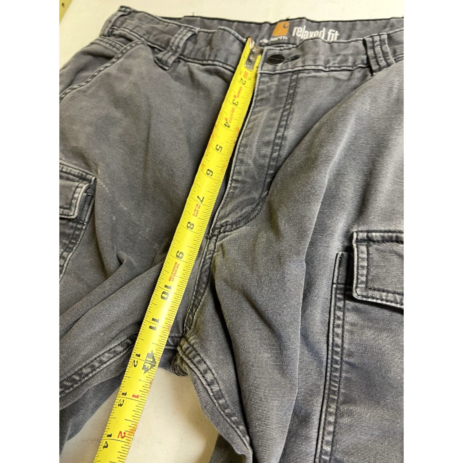 Carhartt Carhartt Men's Cargo Shorts Gray 34 Relaxed Fit 10.5in Inseam Canvas Utility Pockets Workwear Outdoor Modern Casual Size US 34 / EU 50 - 7 Thumbnail
