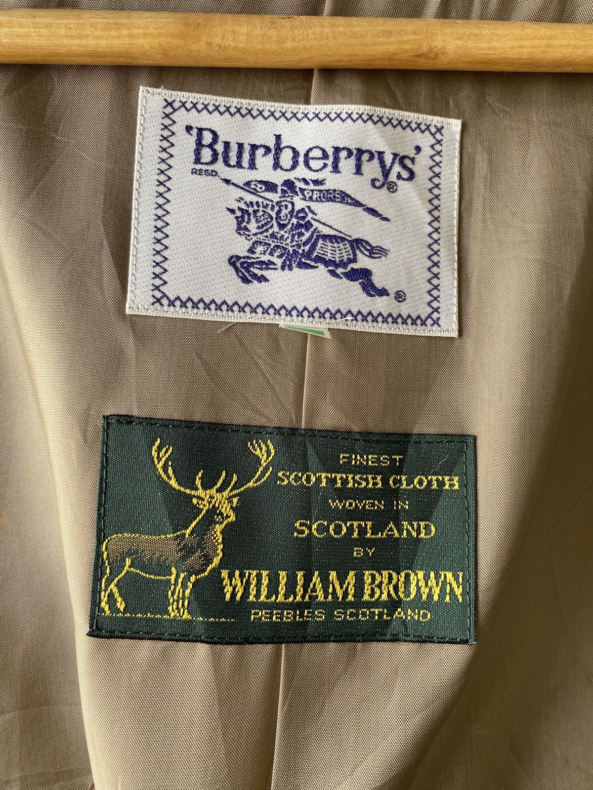 Burberry Prorsum Vintage 90s Burberrys X William Brown Scotland Wool Jacket Size US M / EU 48-50 / 2 - 8 Thumbnail