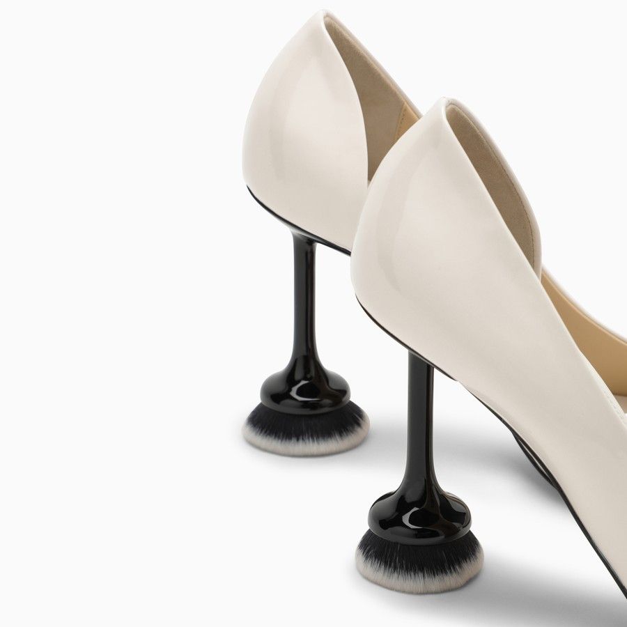 Loewe o1d2blof0824 Decollete Toy Brush in White Size US 6 / IT 36 - 5 Thumbnail
