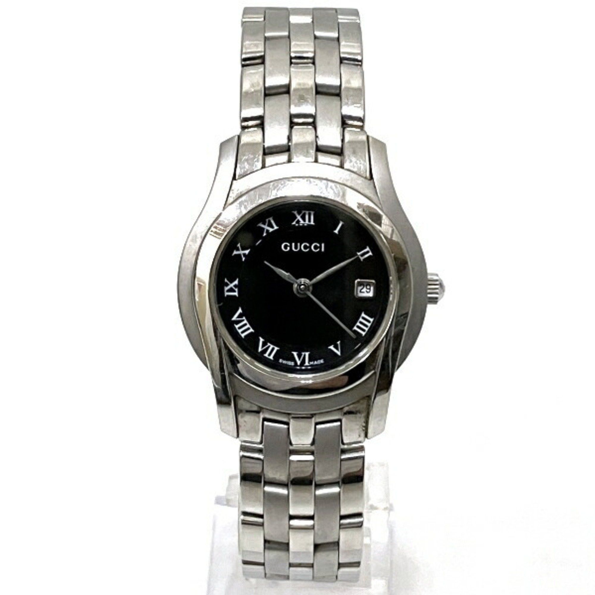 image of Gucci 5500L Quartz Black Dial Watch Women's