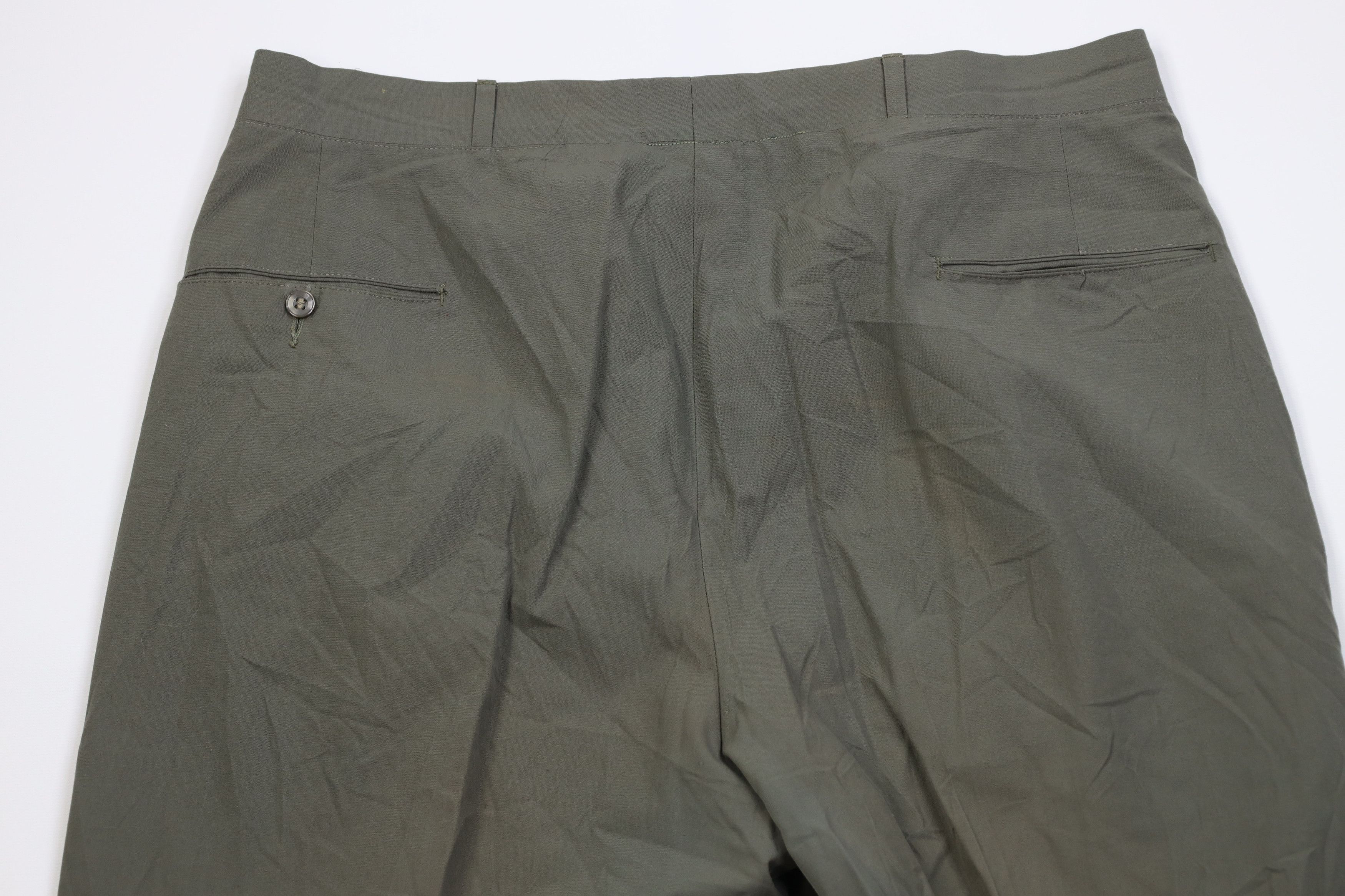 Vintage Vintage 50s Streetwear Lightweight Chino Pants Green USA Size US 34 / EU 50 - 9 Thumbnail