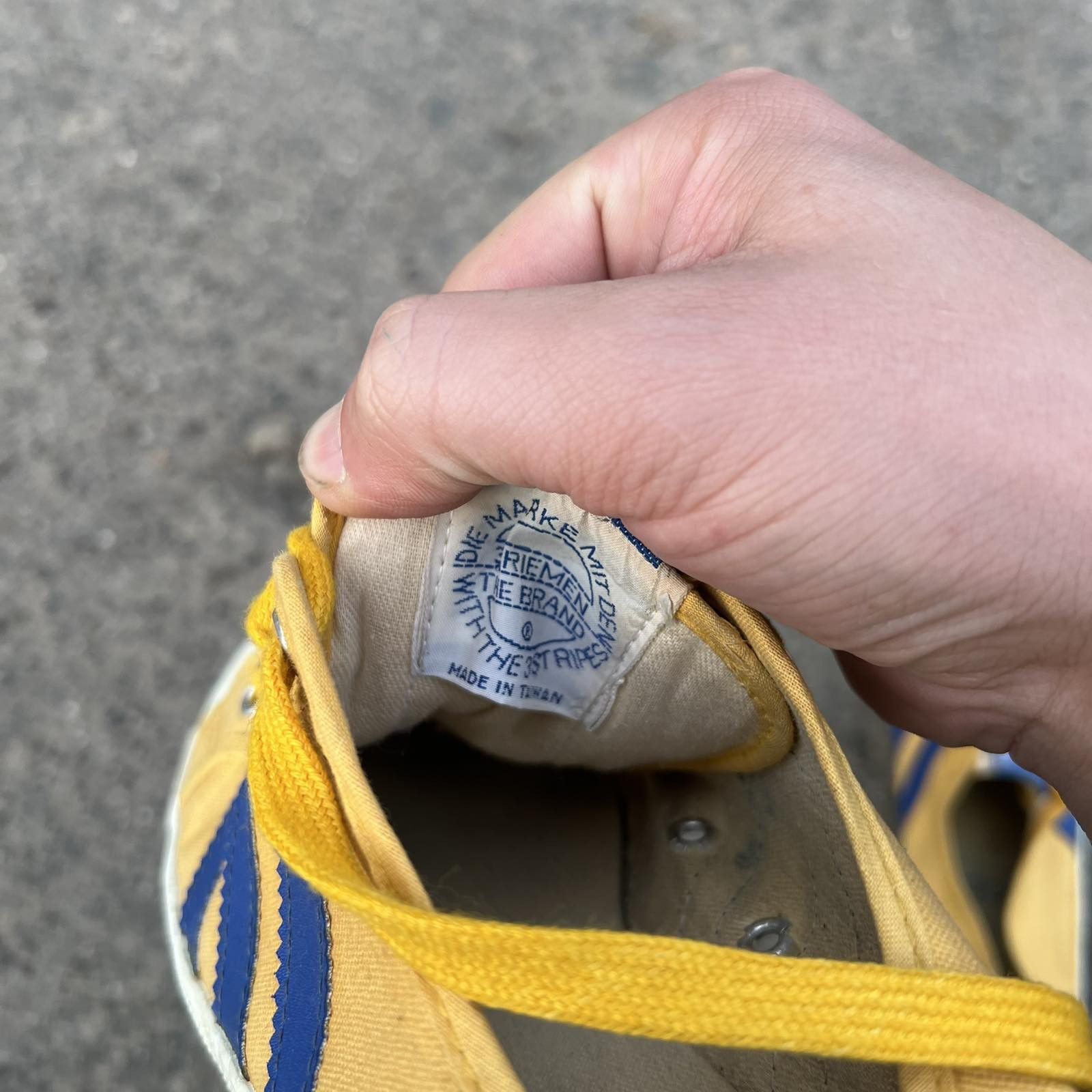 Vintage Adidas Adria 1970s Canvas Trainers Made In Taiwan Sneakers Size US 7 / EU 40 - 6 Thumbnail