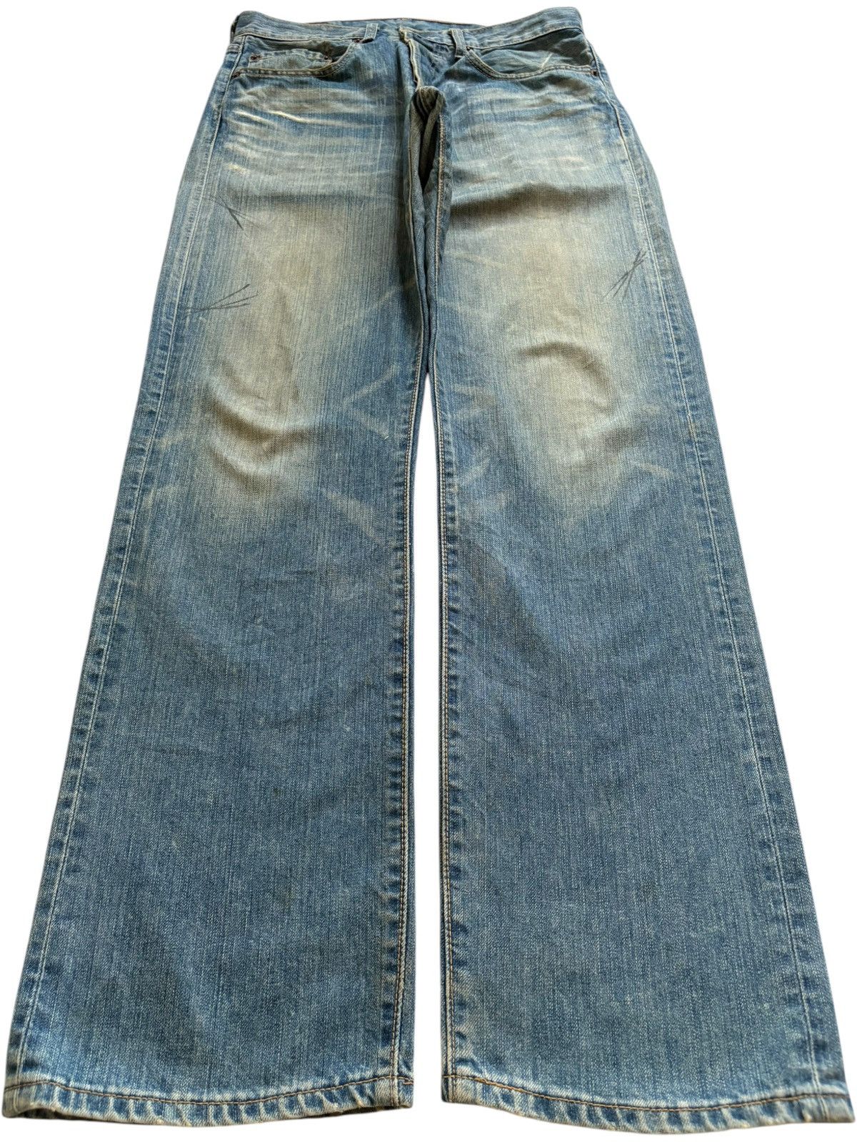 Levi's Vintage 90s Levis 501 Mud Wash Loose Baggy Jeans Size US 32 / EU 48 - 1 Thumbnail