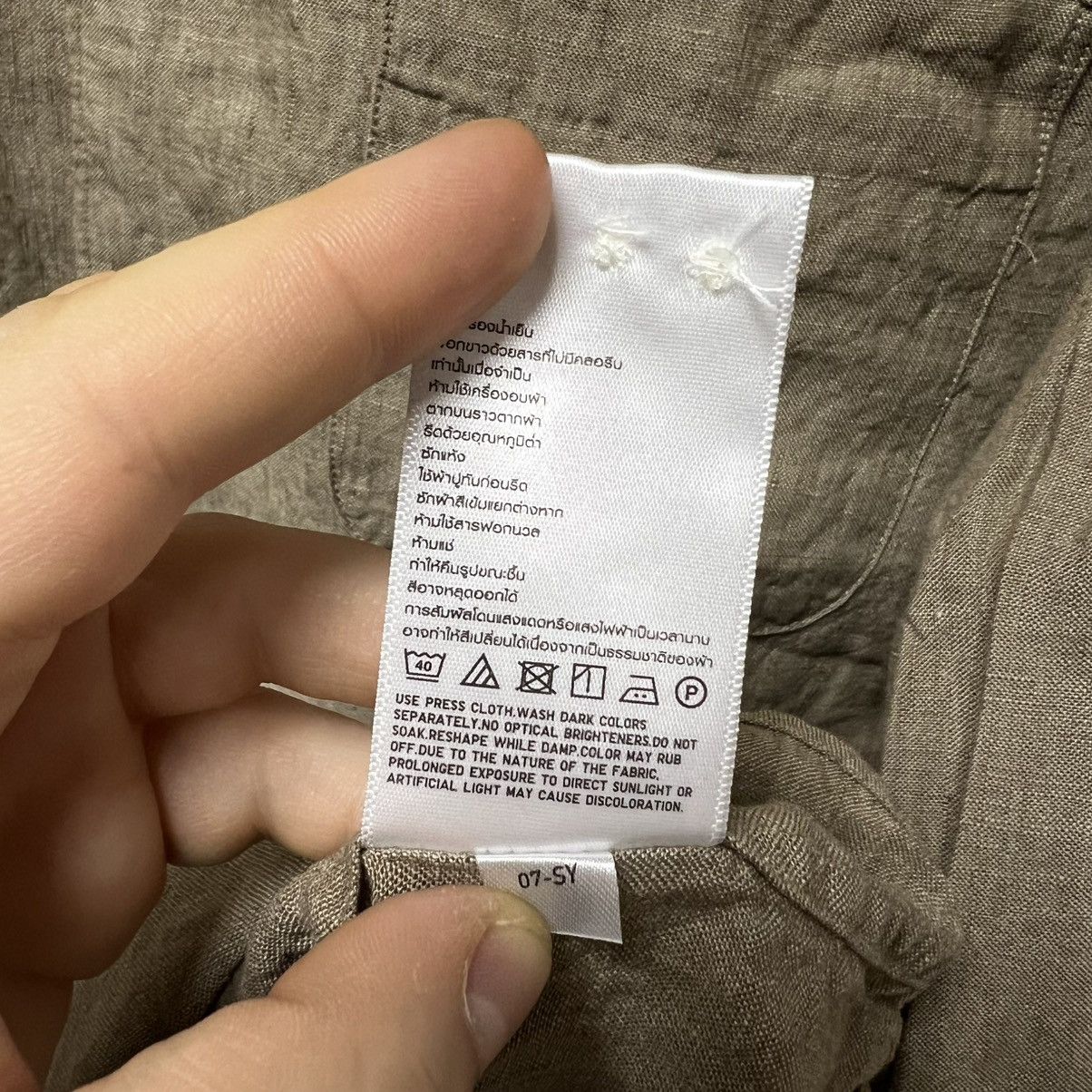 Japanese Brand × Uniqlo Uniqlo 100% Linen Shirt men’s Size US L / EU 52-54 / 3 - 10 Thumbnail