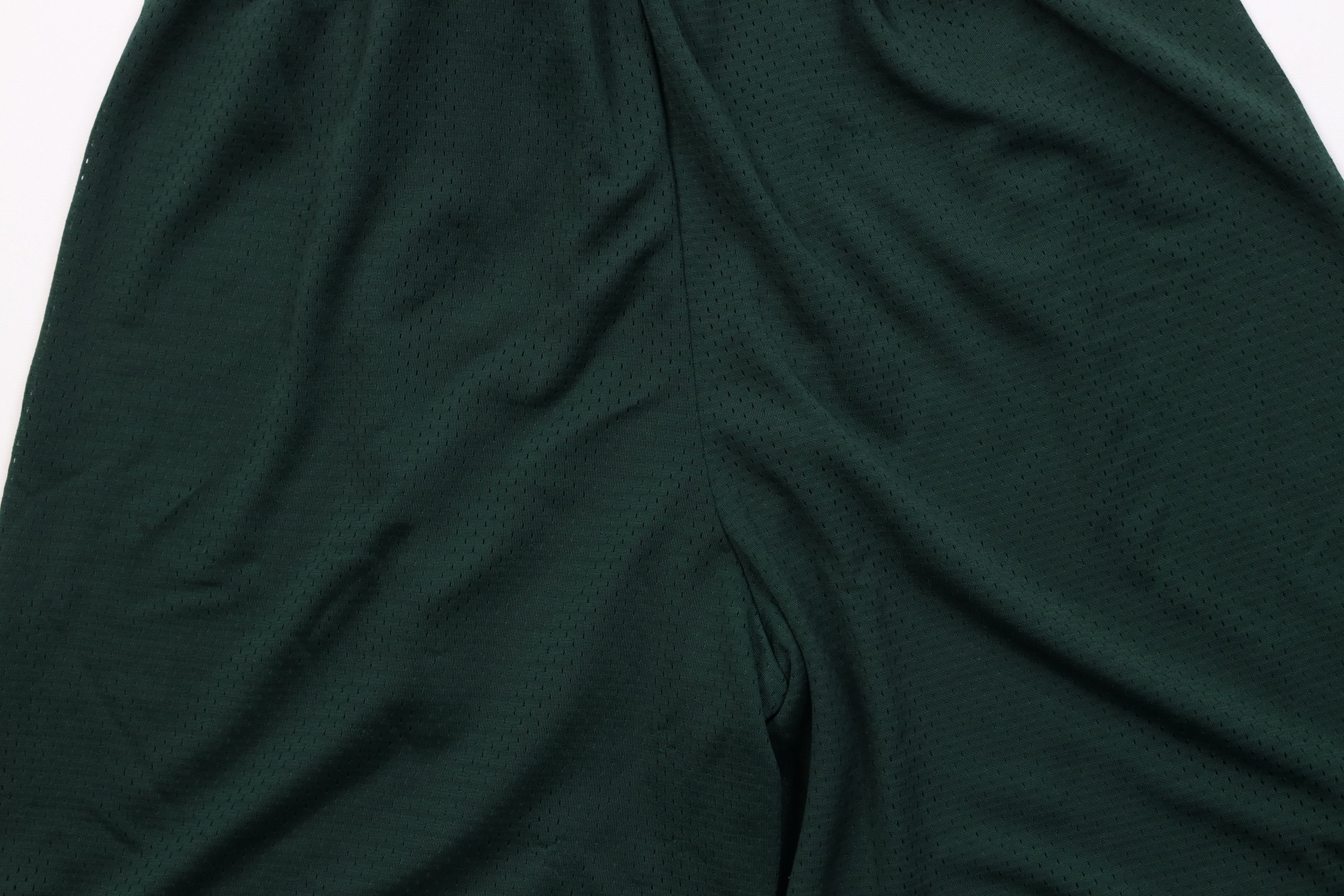 Vintage Vintage 90s Streetwear Blank Above Knee Mesh Shorts Green Size US 34 / EU 50 - 8 Thumbnail