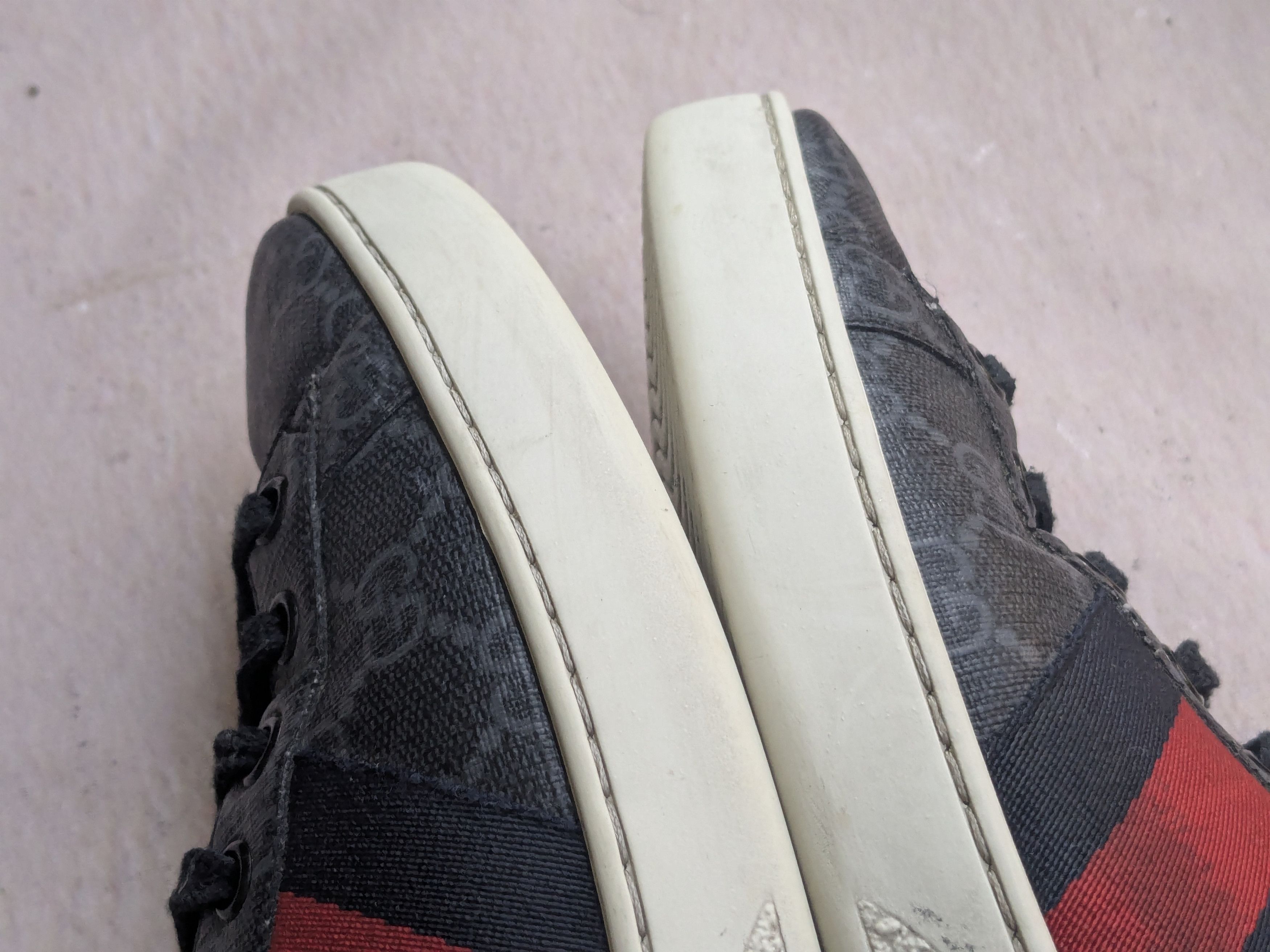 Gucci Gucci Ace Sneakers Monogram 8.5 Logo Low Tops 429445 Size US 8.5 / EU 41-42 - 10 Thumbnail