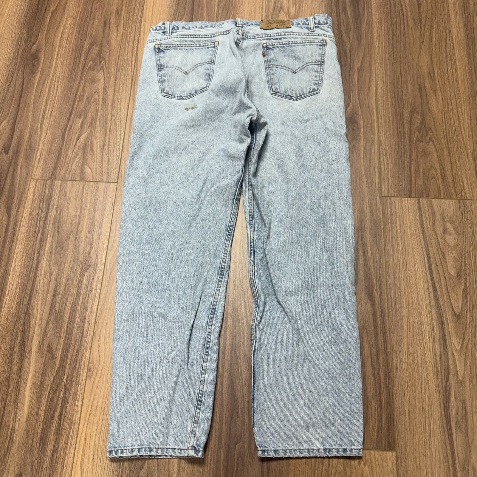 Levi's Vintage Levi's 505 Orange Tab Jeans Mens 40x30 (38x29) Light Size US 40 / EU 56 - 2 Thumbnail