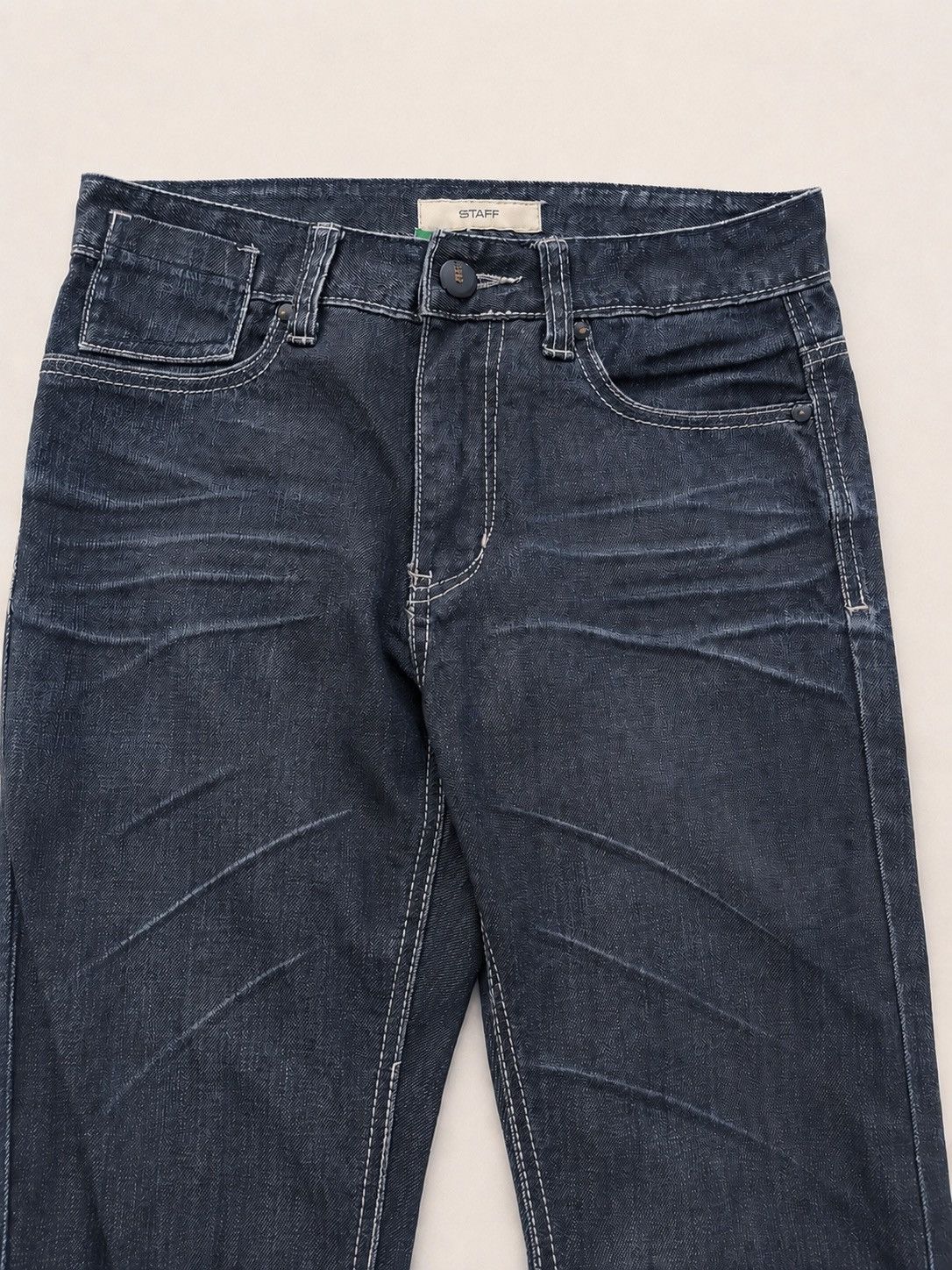 Japanese Brand Staff lace up flare jeans Size US 28 / EU 44 - 3 Thumbnail
