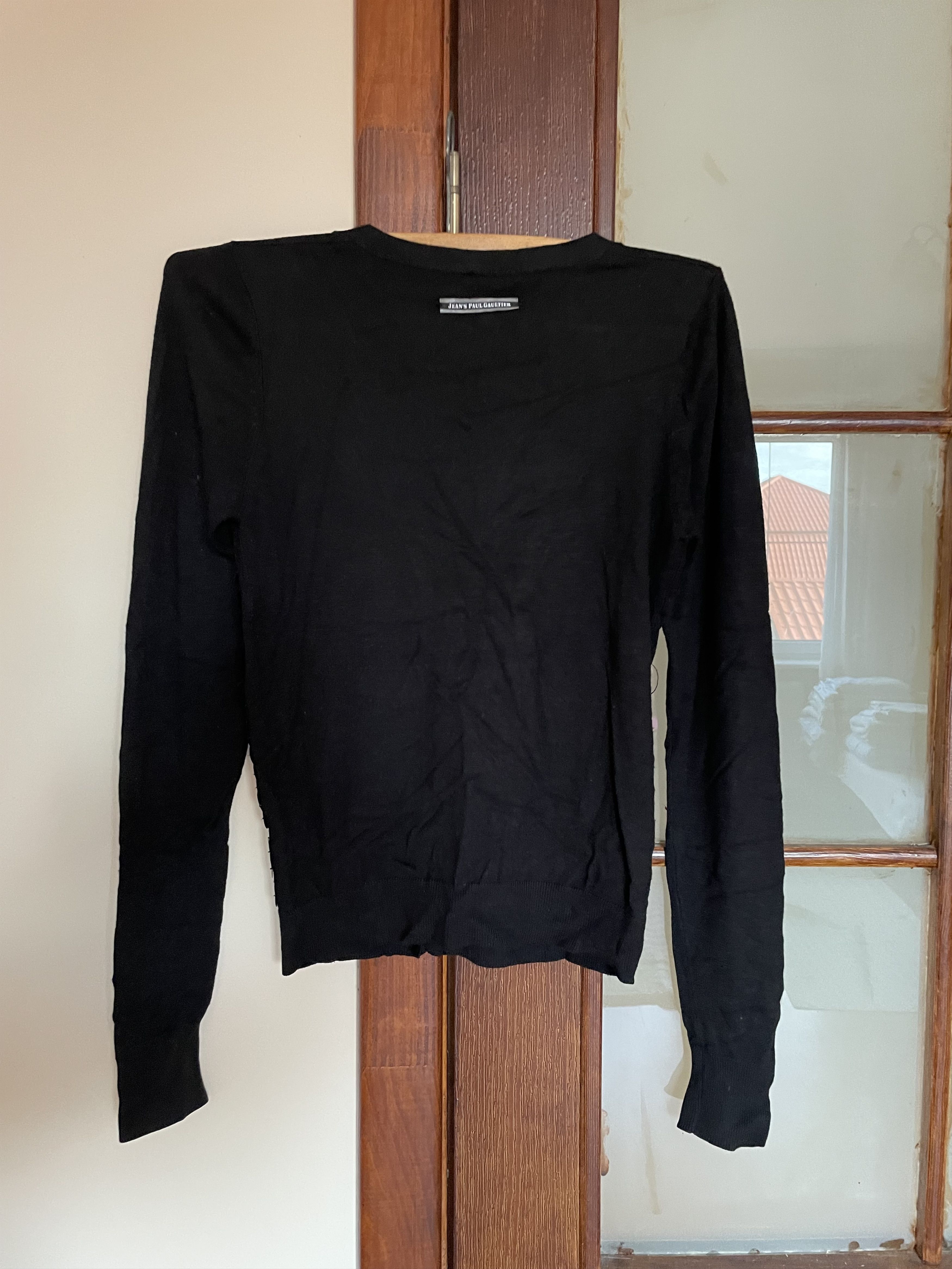 Jean Paul Gaultier Vintage Jean Paul Gaultier Wool Cardigan | V neck Sweater Size S / US 4 / IT 40 - 5 Thumbnail