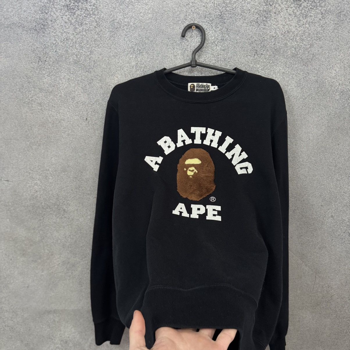 Bape BAPE College Sweatshirt Big Logo A Bathing Ape Hype Size US M / EU 48-50 / 2 - 3 Thumbnail