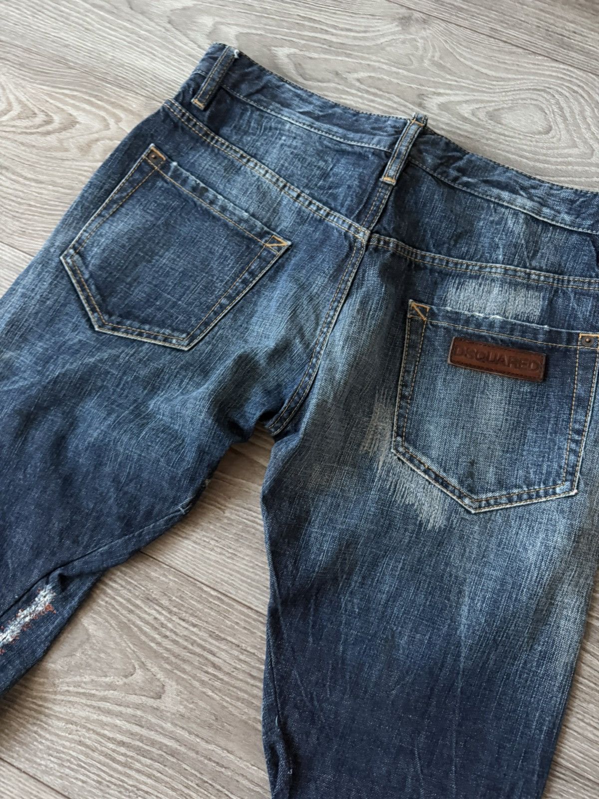 Dsquared2 Dsquared 2 Vintage Distressed Opium Rare Denim Jeans Size US 33 - 19 Thumbnail